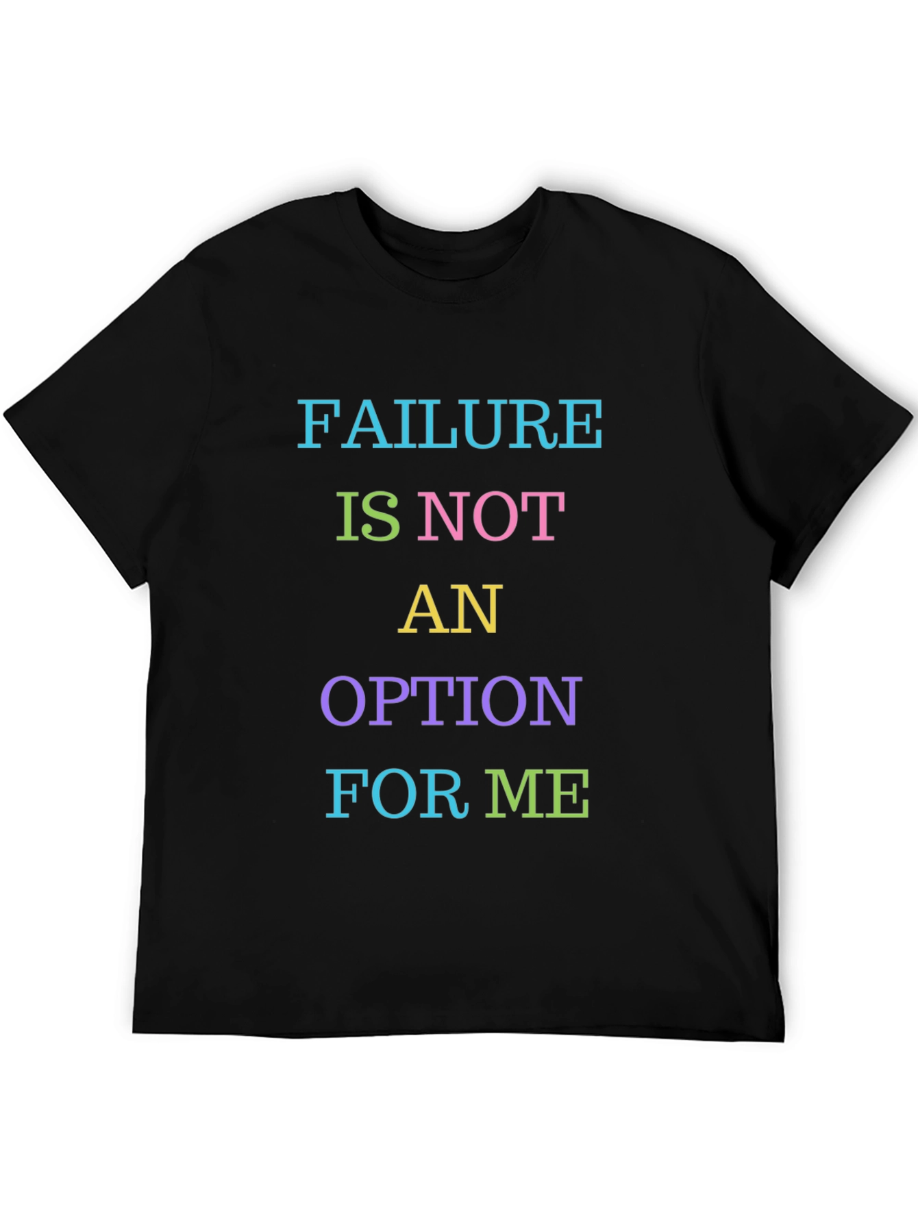 Black Failure is Not an Option T-Shirt view 5