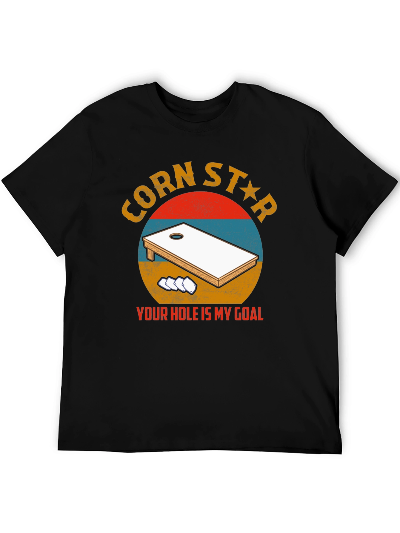 Black Corn Star T-Shirt - Your Hole Is My Goal view 5