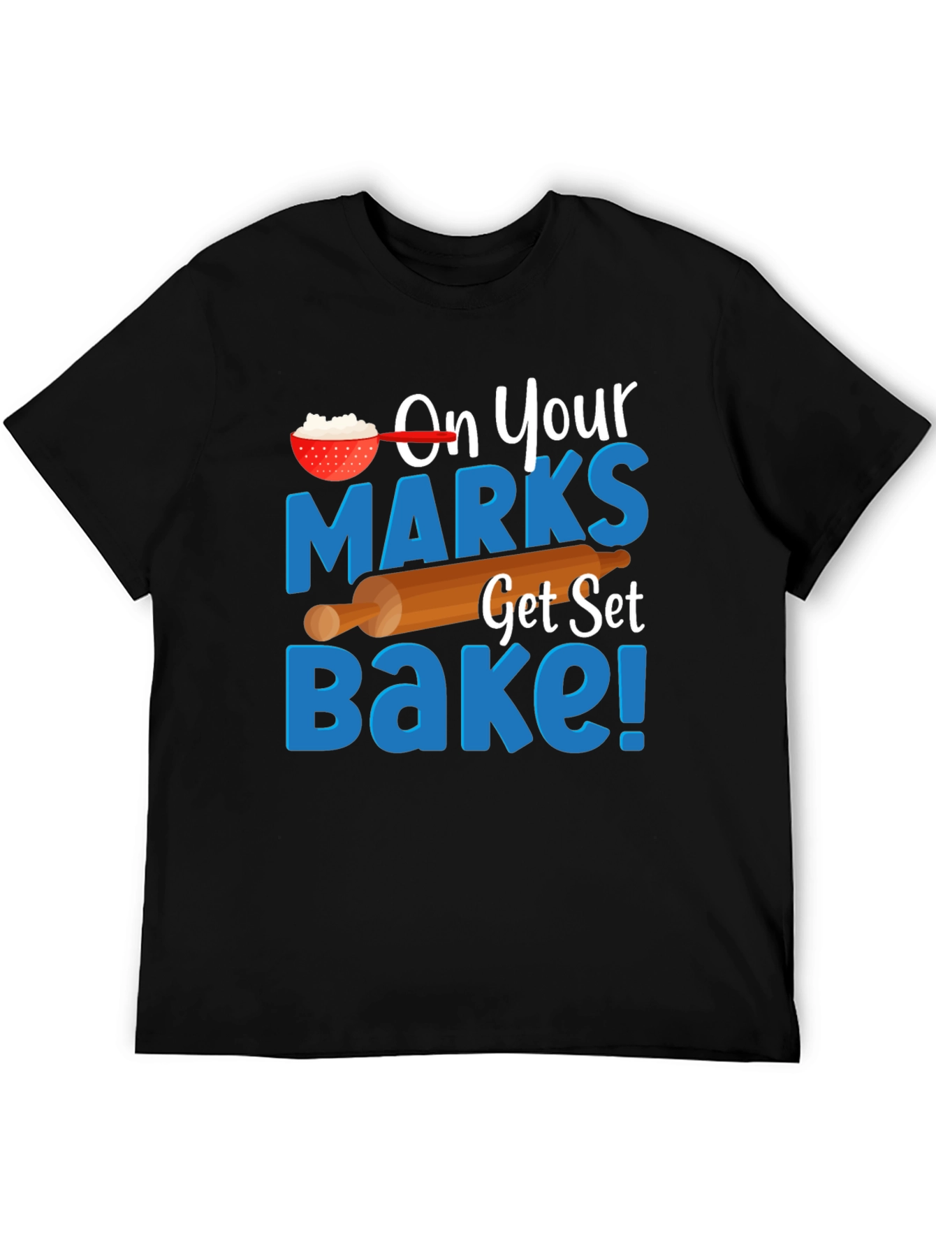 Black On Your Marks Get Set Bake! T-Shirt view 5