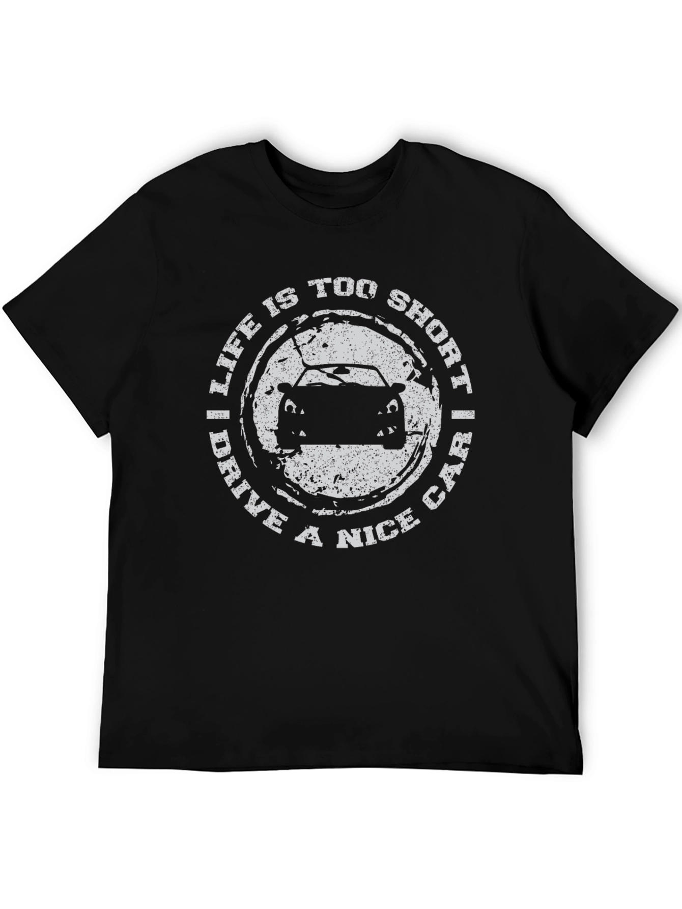 Black Life Is Too Short, I Drive A Nice Car Black T-Shirt view 5