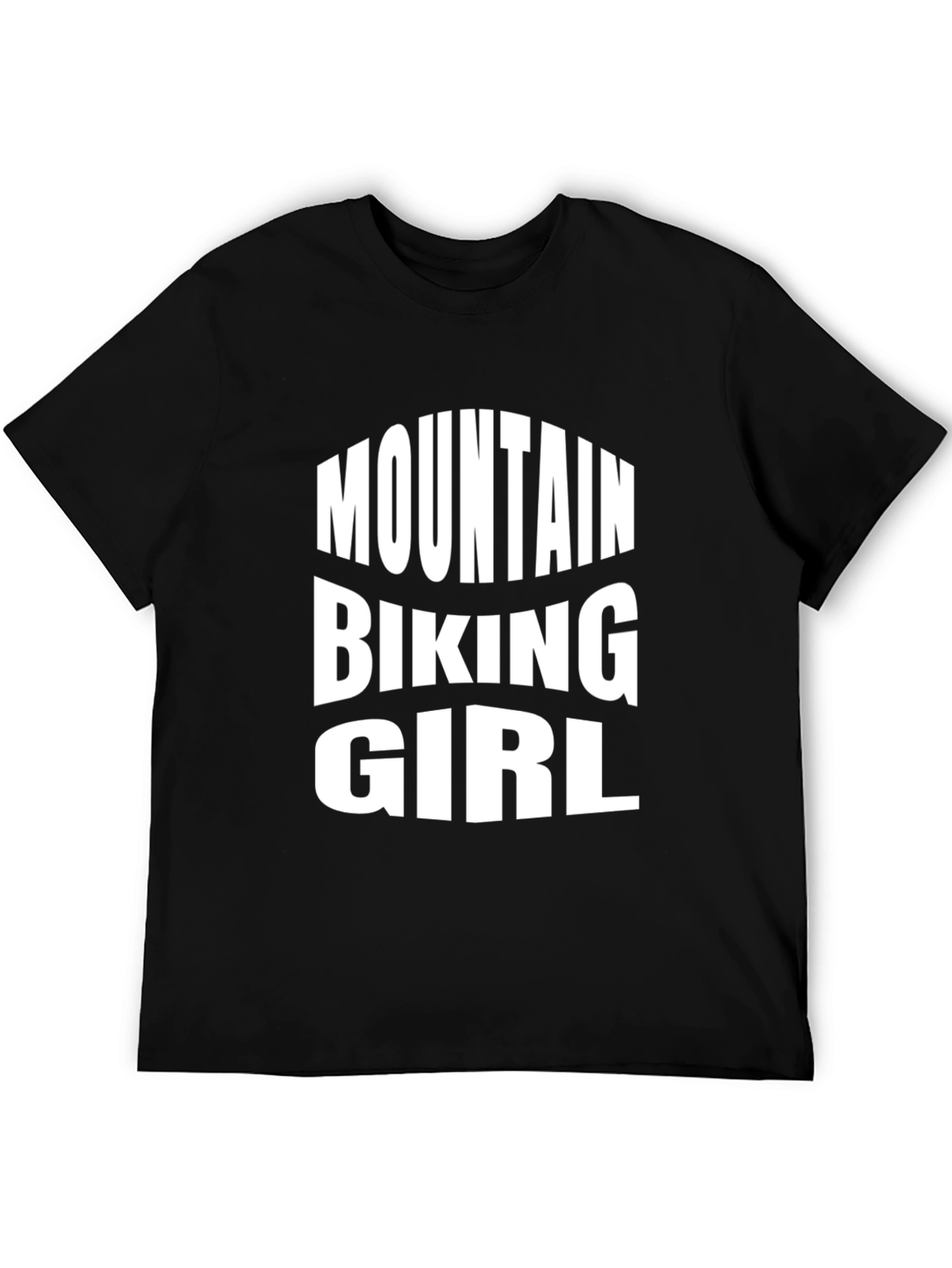 Black Mountain Biking Girl T-Shirt view 5