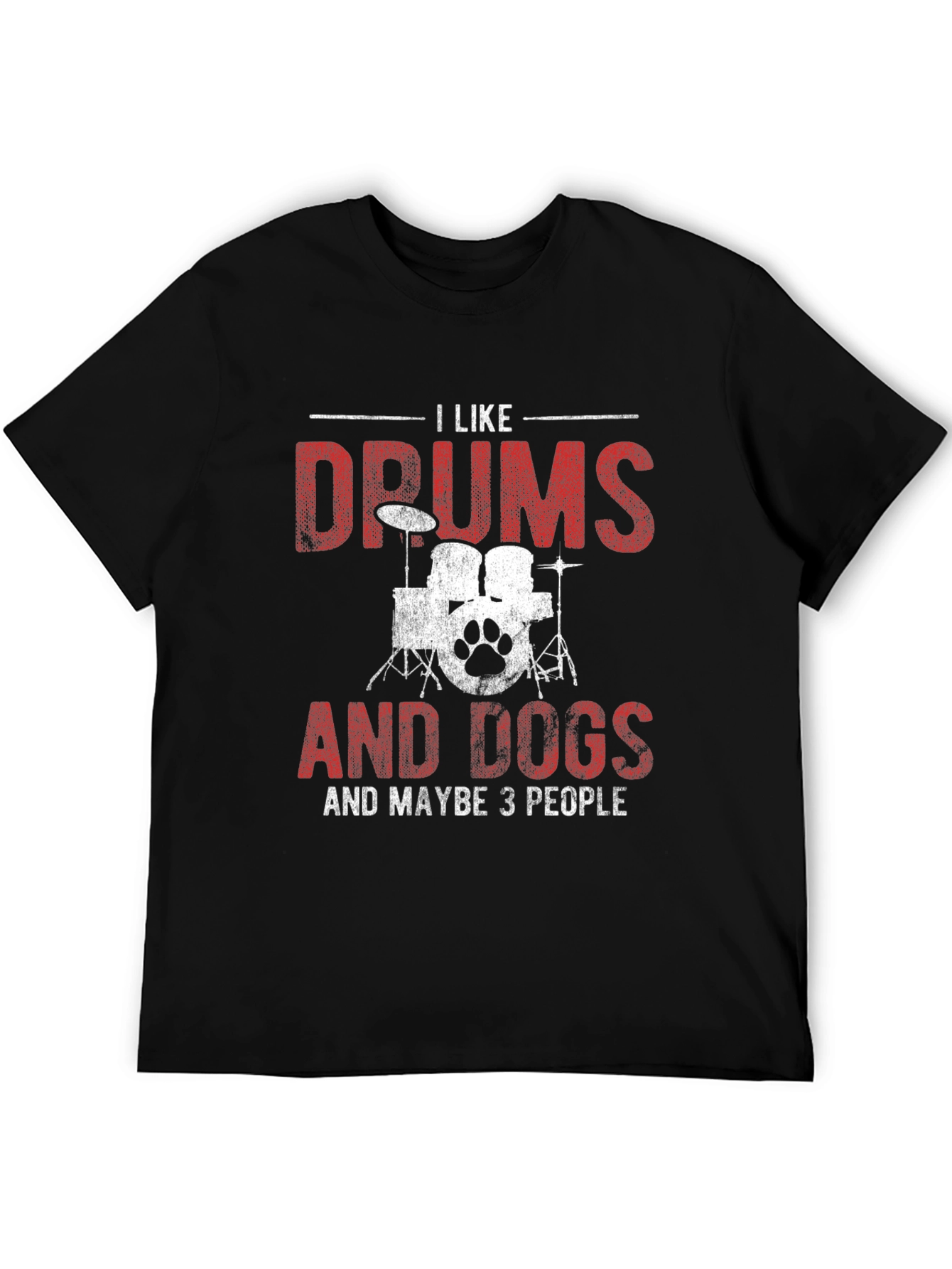 Black Drums and Dogs Graphic Tee view 5