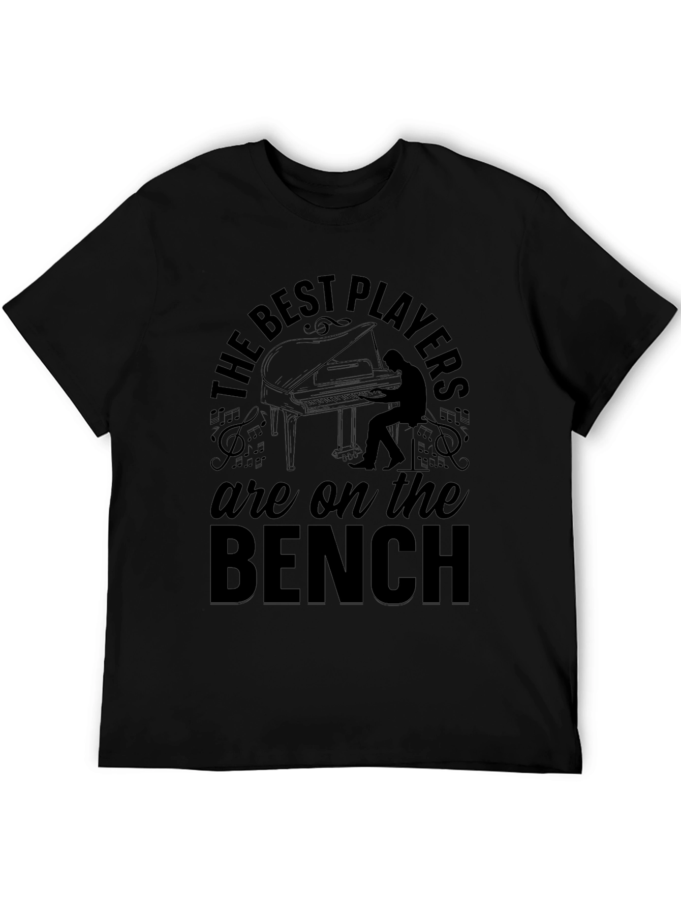 Black The Best Players Are On The Bench T-Shirt view 5
