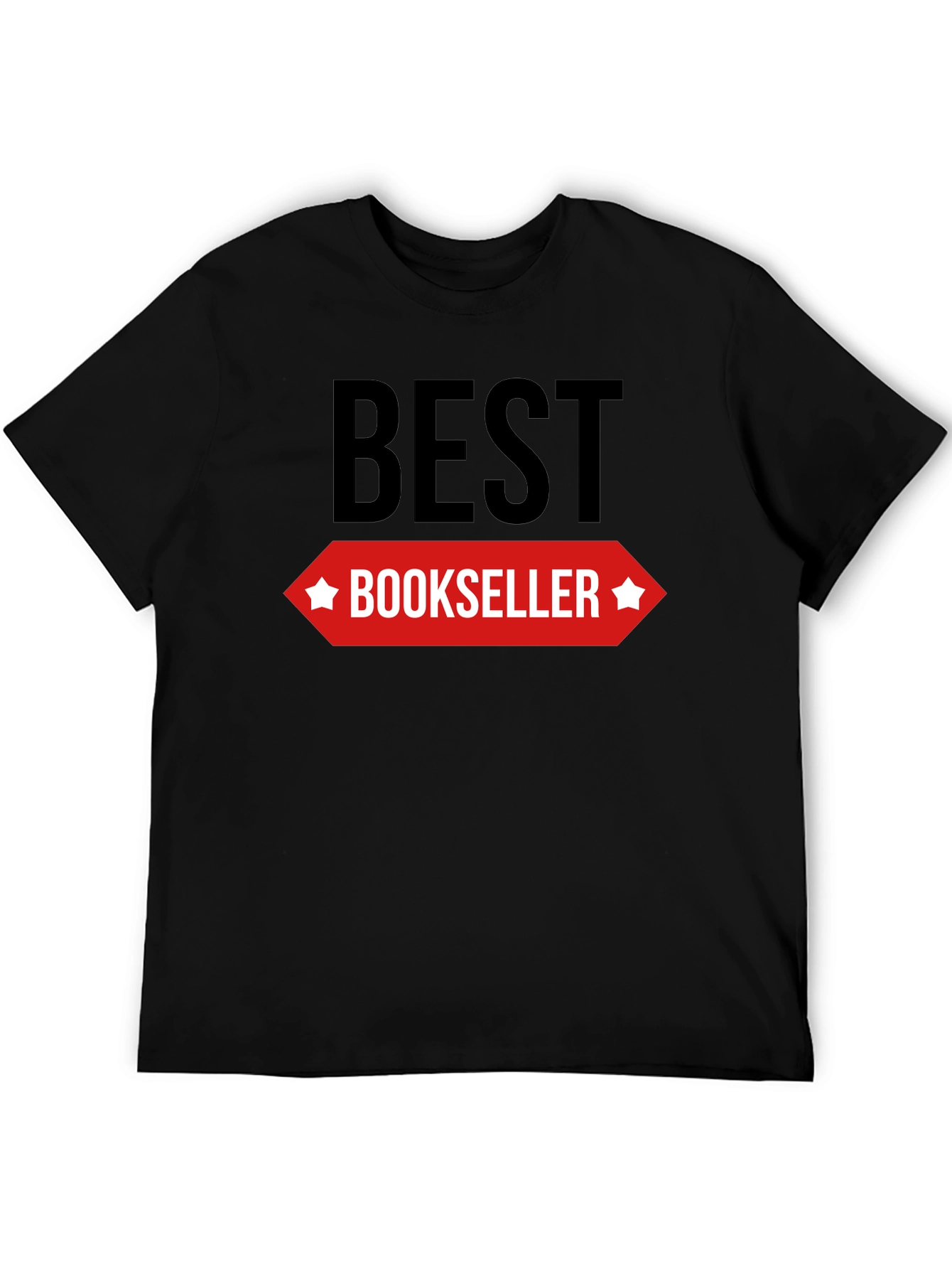 Black Best Bookseller Graphic Tee - Black view 5