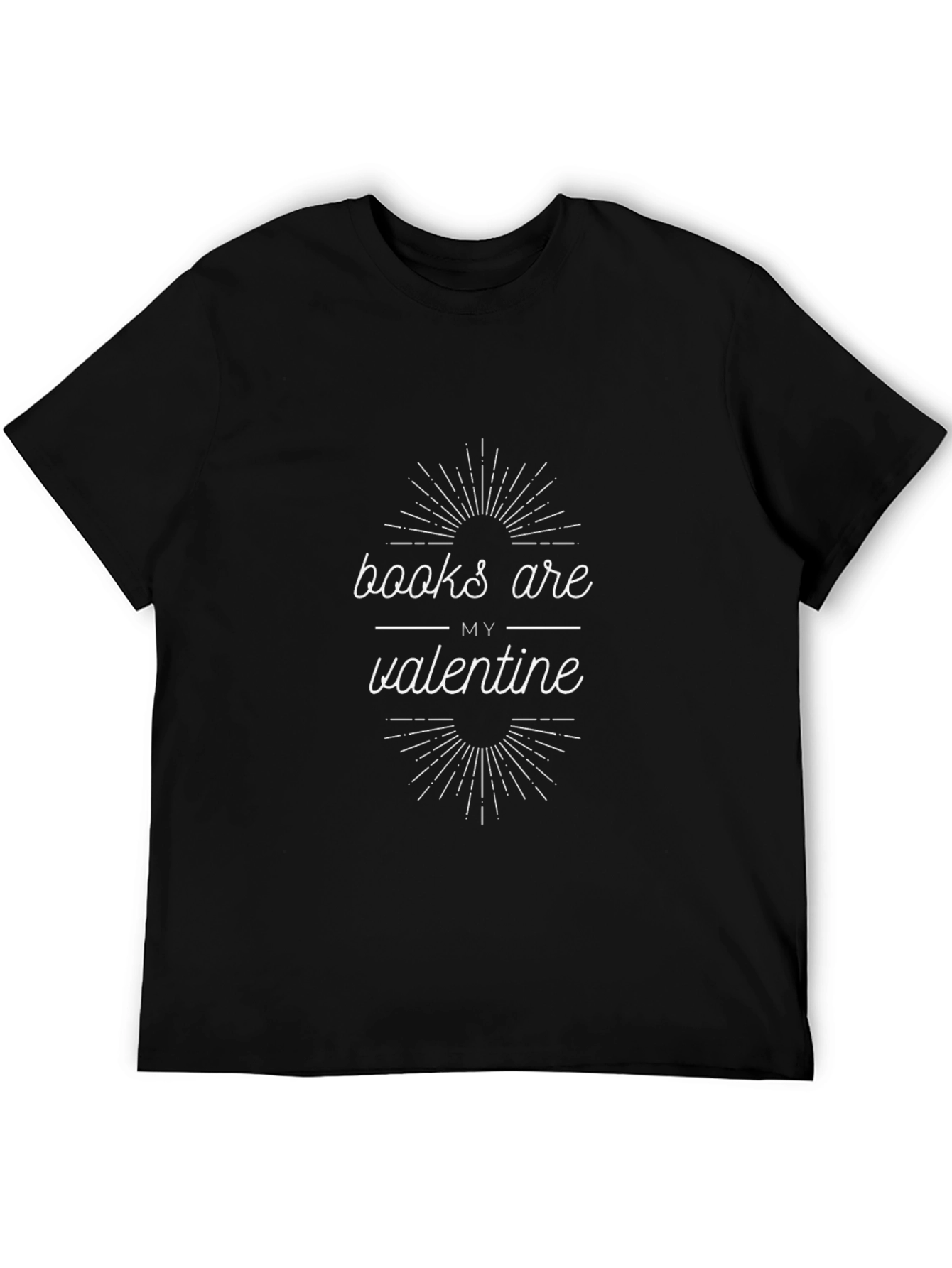Black Books Are My Valentine Graphic Tee view 5