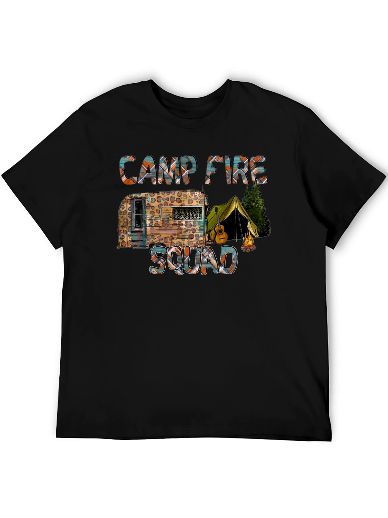 Black Camp Fire Squad Graphic Tee view 5