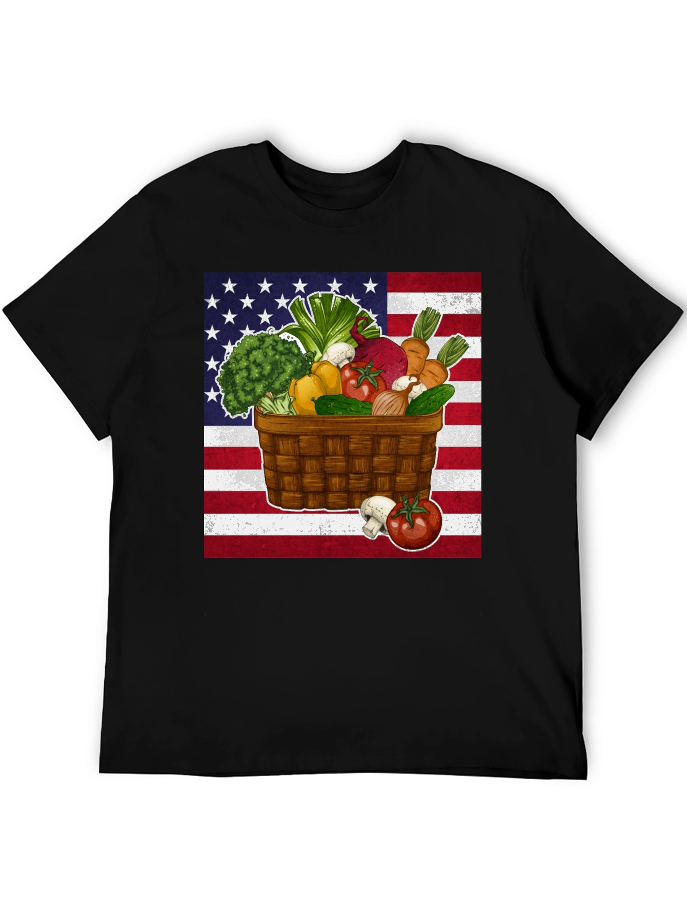 Patriotic Veggie Basket Tee - 5