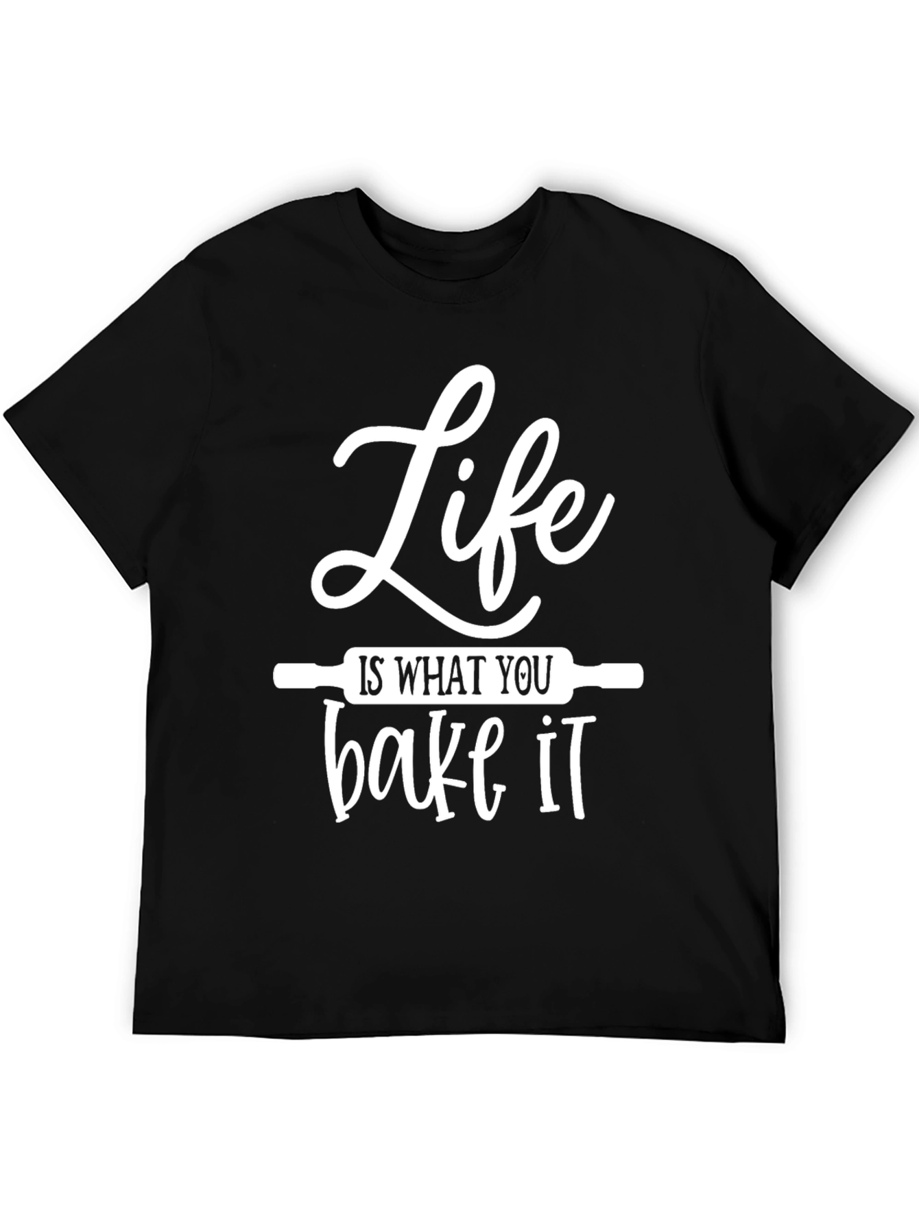 Black Life Is What You Bake It Funny T-Shirt view 5