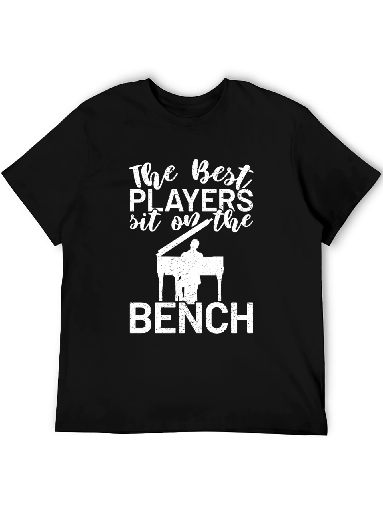 Black The Best Players Sit On The Bench T-Shirt view 5