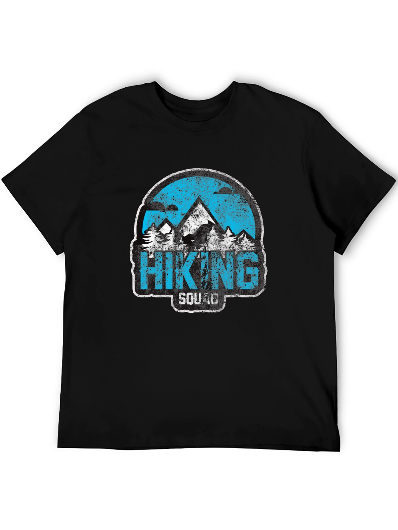 Black Hiking Squad Graphic T-Shirt - Outdoor Adventure Tee view 5