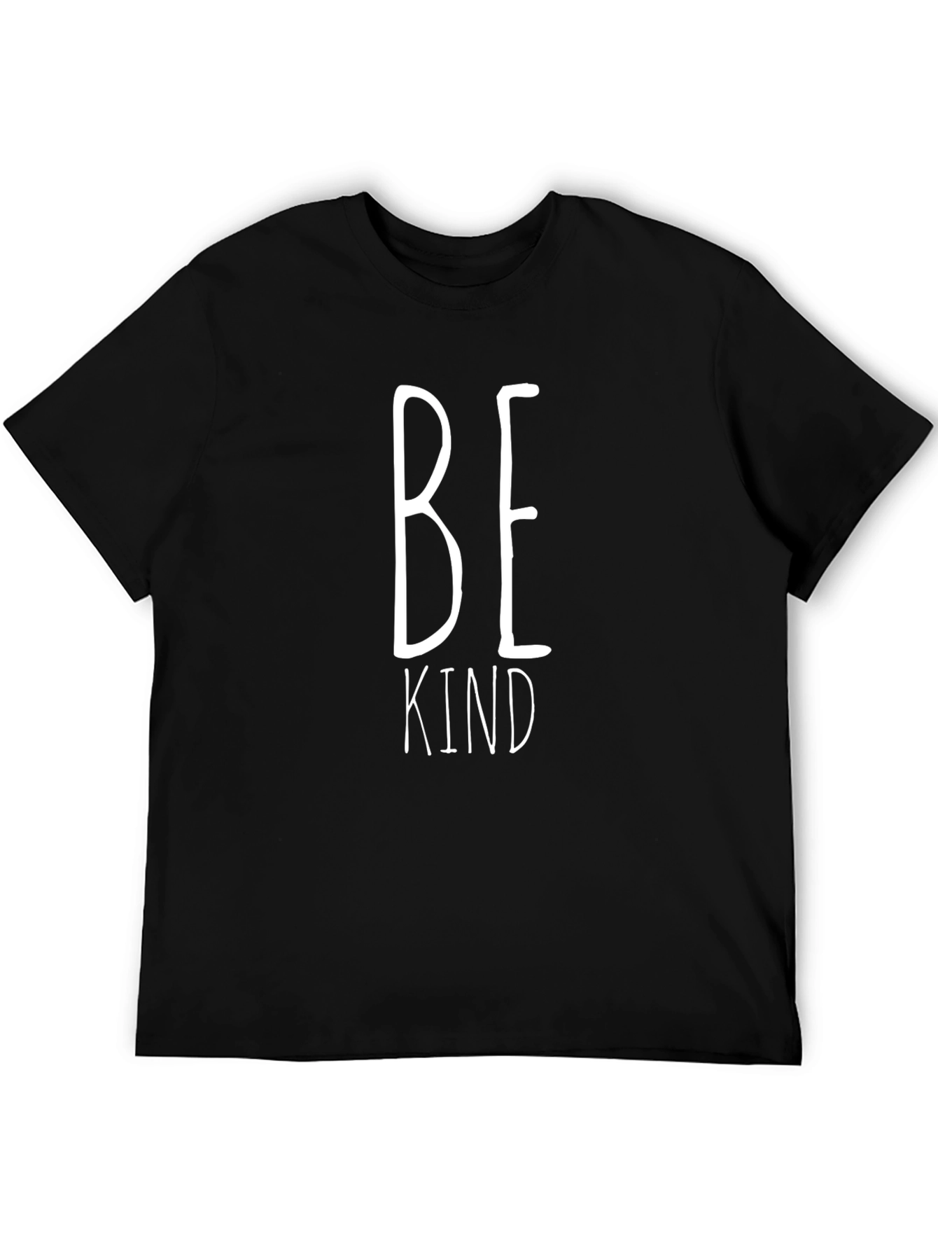 Black Be Kind Graphic Tee - Soft & Stylish view 5