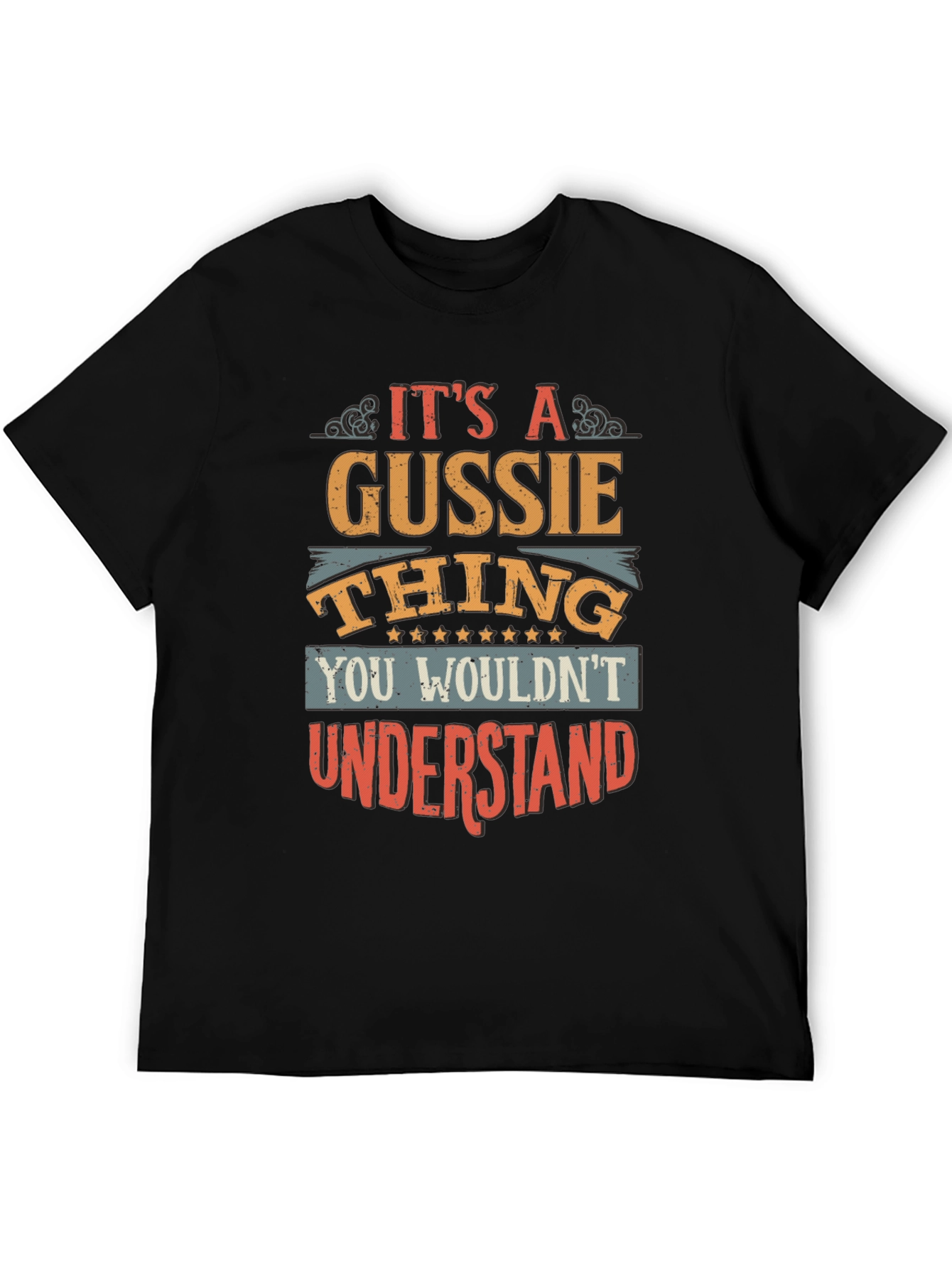 Black It's a Gussie Thing T-Shirt view 5