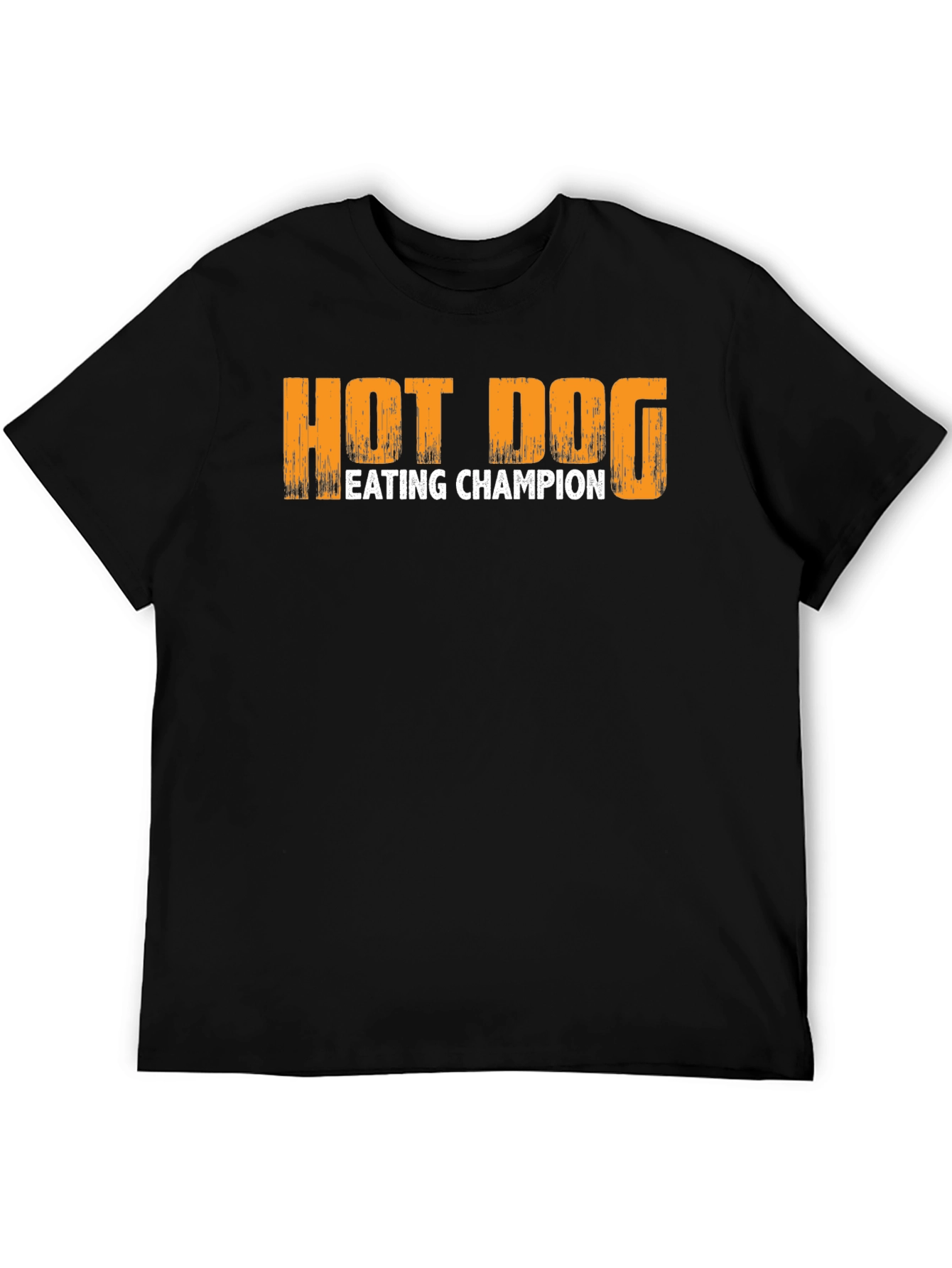 Hot Dog Eating Champion Black T-Shirt - 5