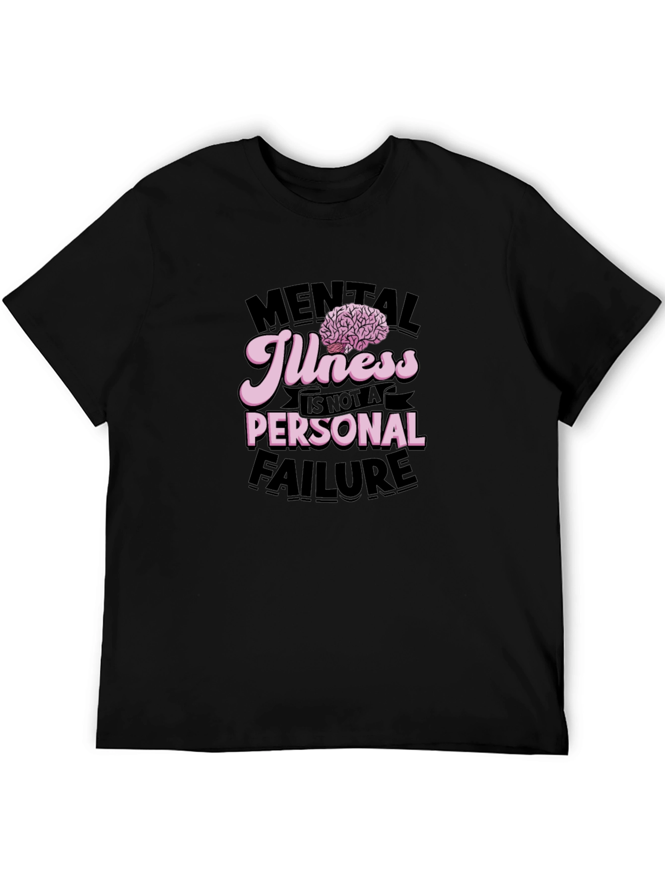 Black Mental Illness Awareness Graphic Tee view 5
