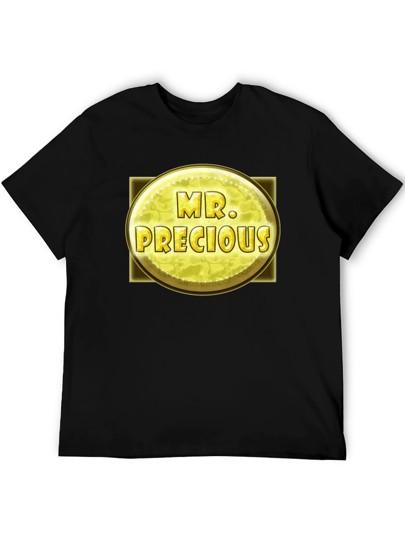 Black Mr. Precious Graphic T-Shirt - Bold Statement Tee view 5
