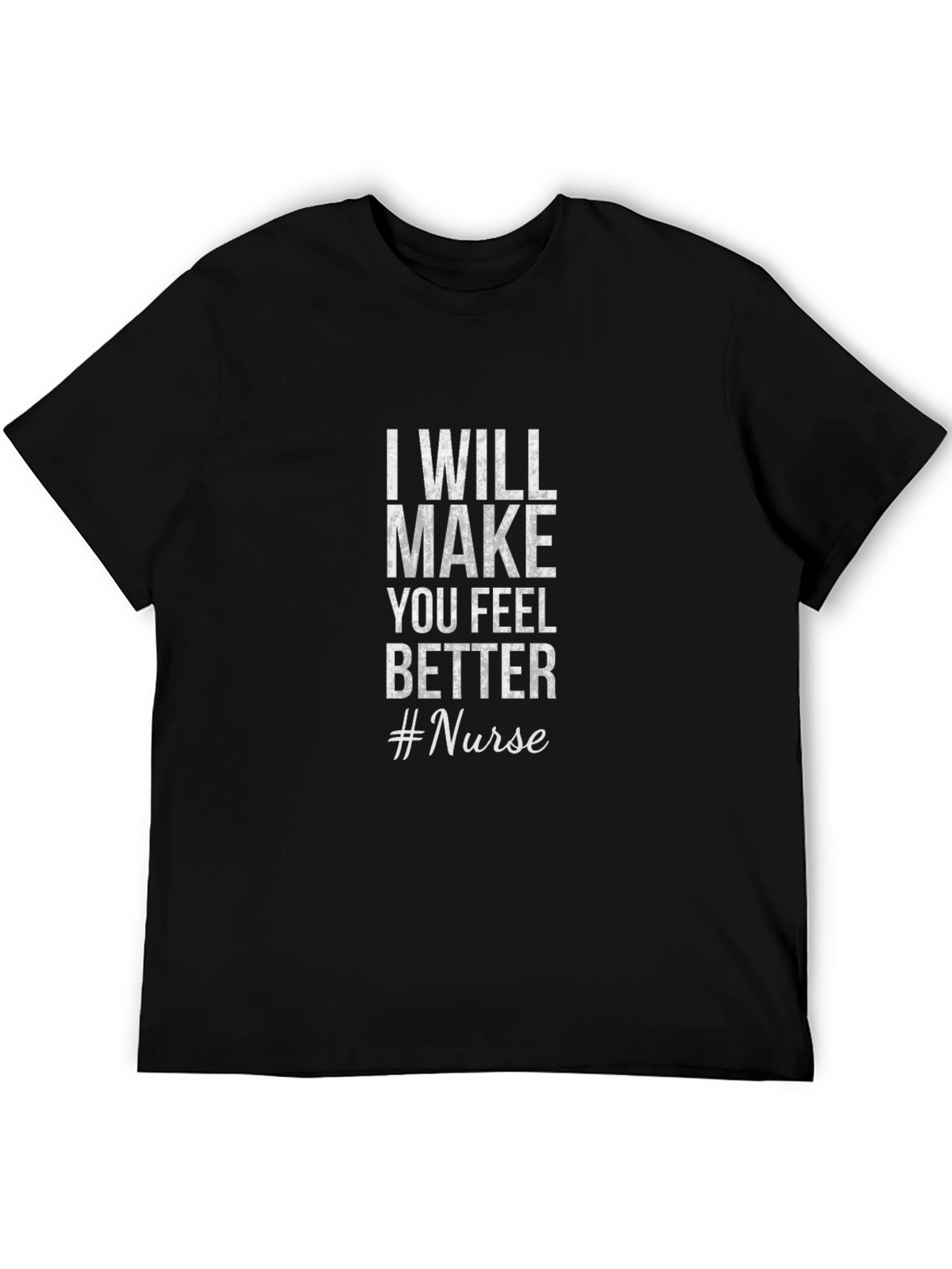 Black Nurse Tee: I Will Make You Feel Better view 5