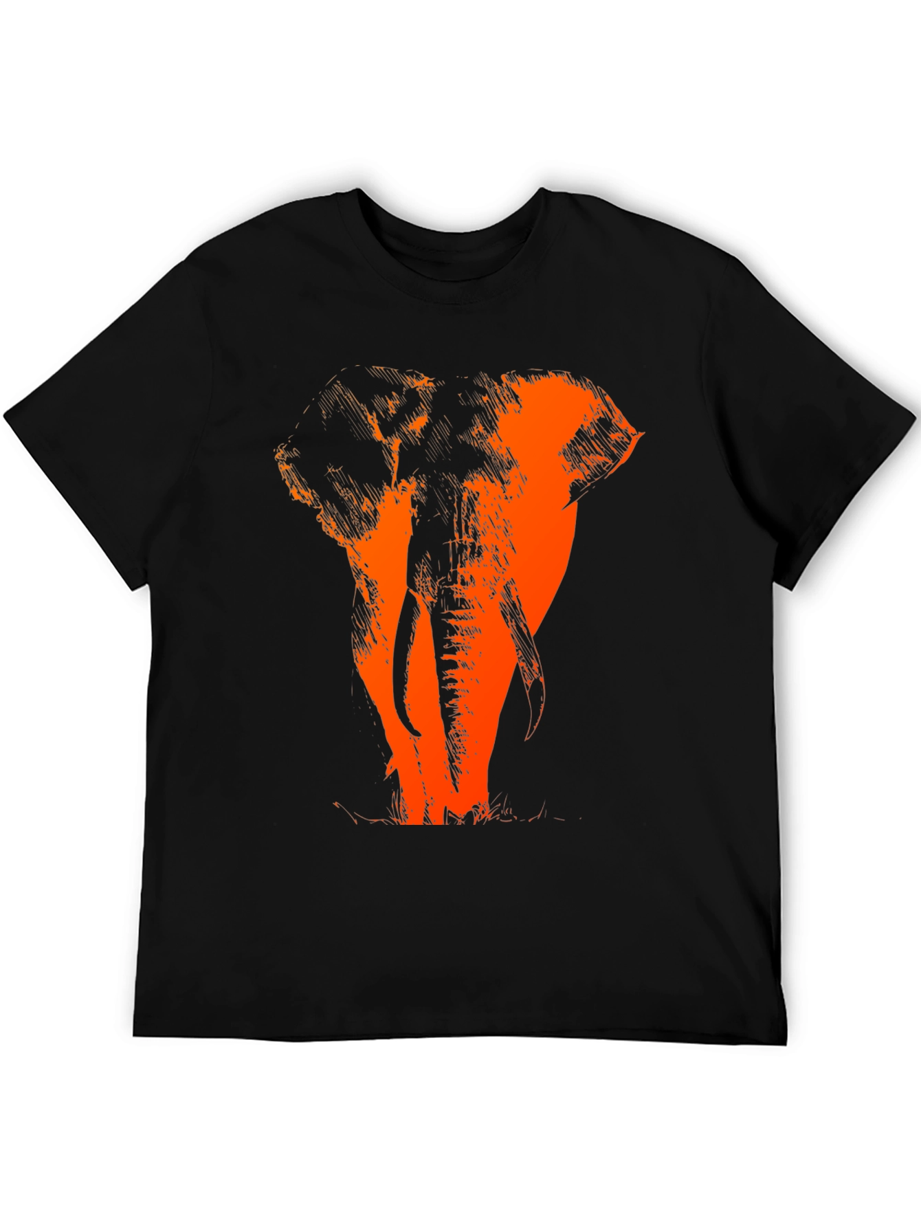 Black Elephant Graphic Tee - Classic Black view 5
