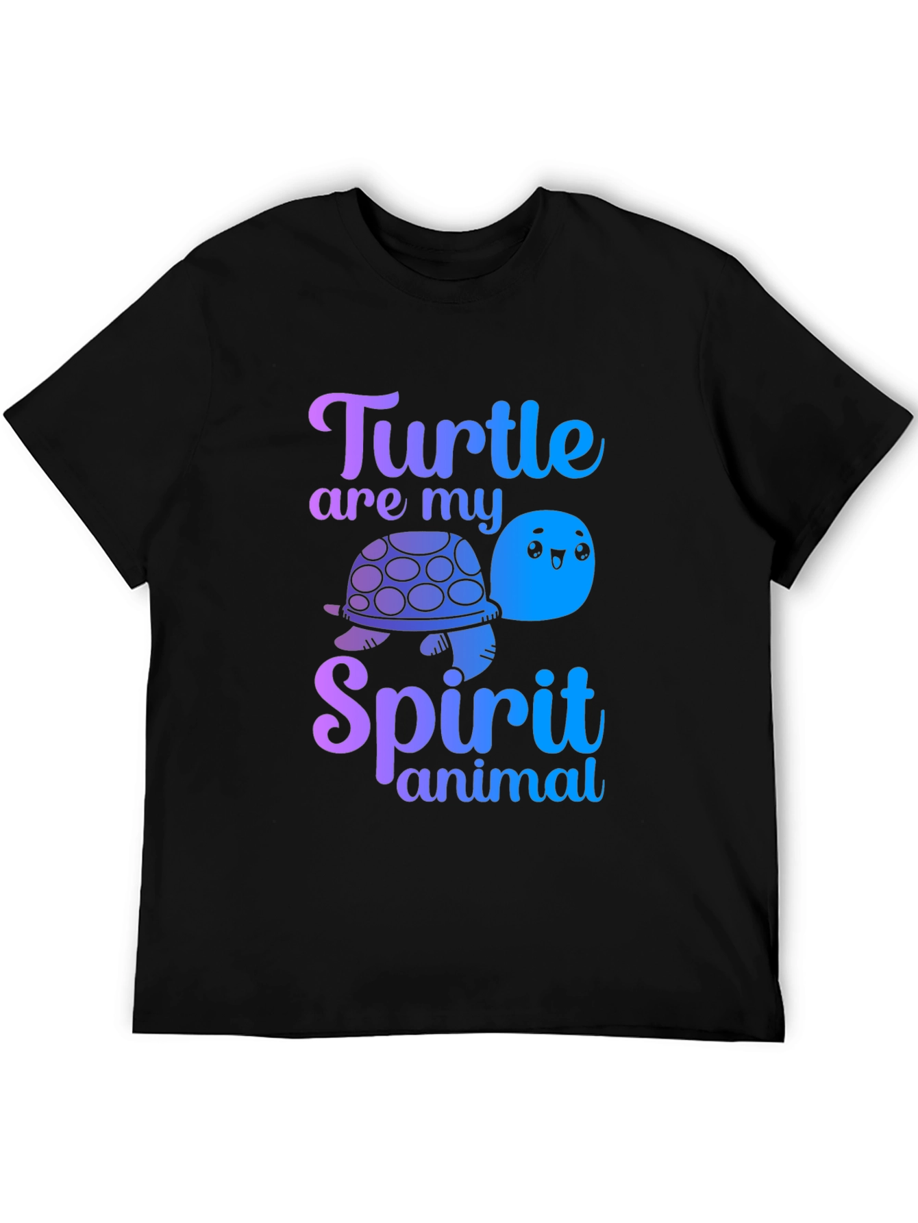 Black Turtle Spirit Animal Graphic Tee view 5