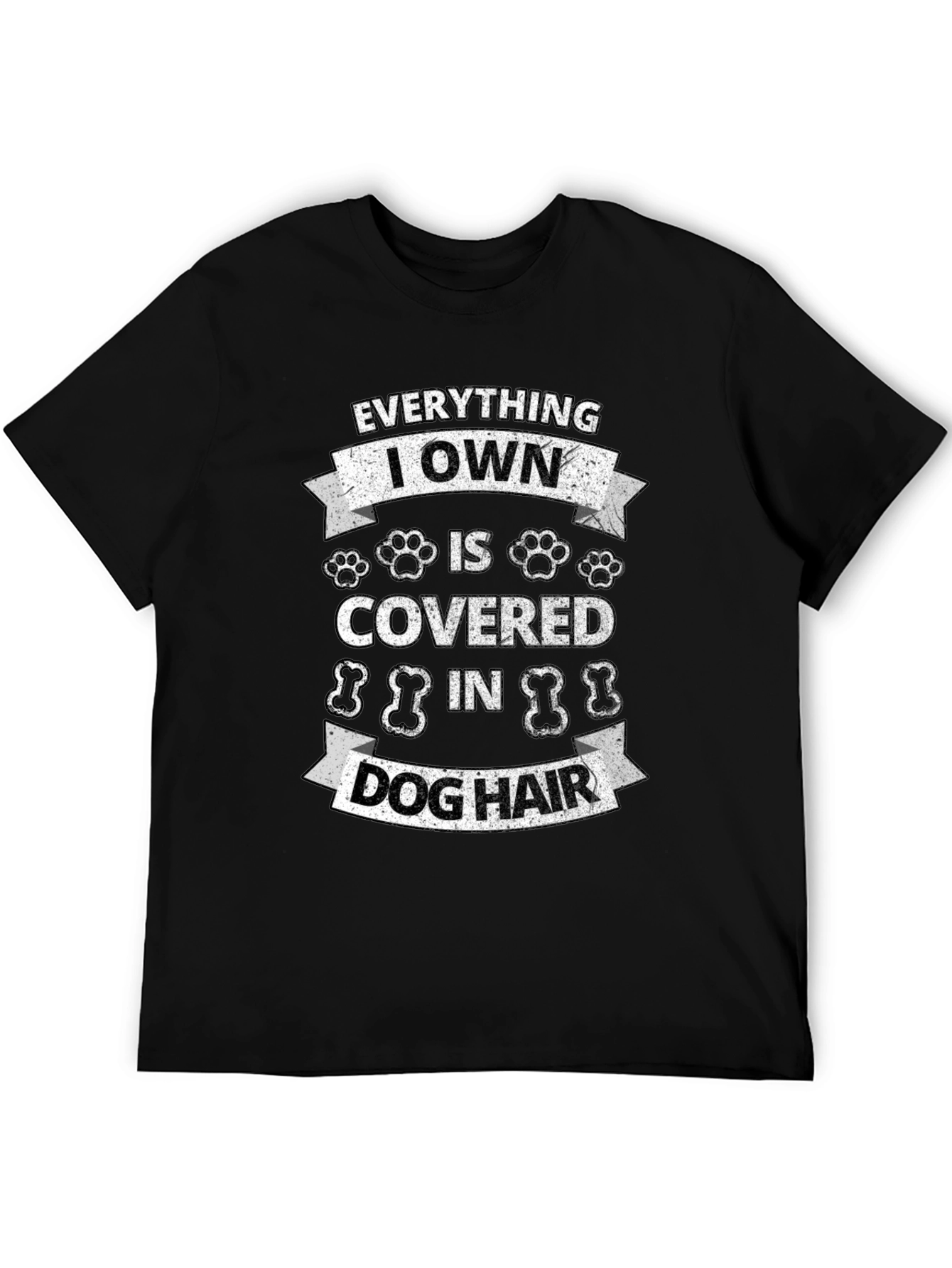 Black Dog Hair T-Shirt: Everything I Own view 5