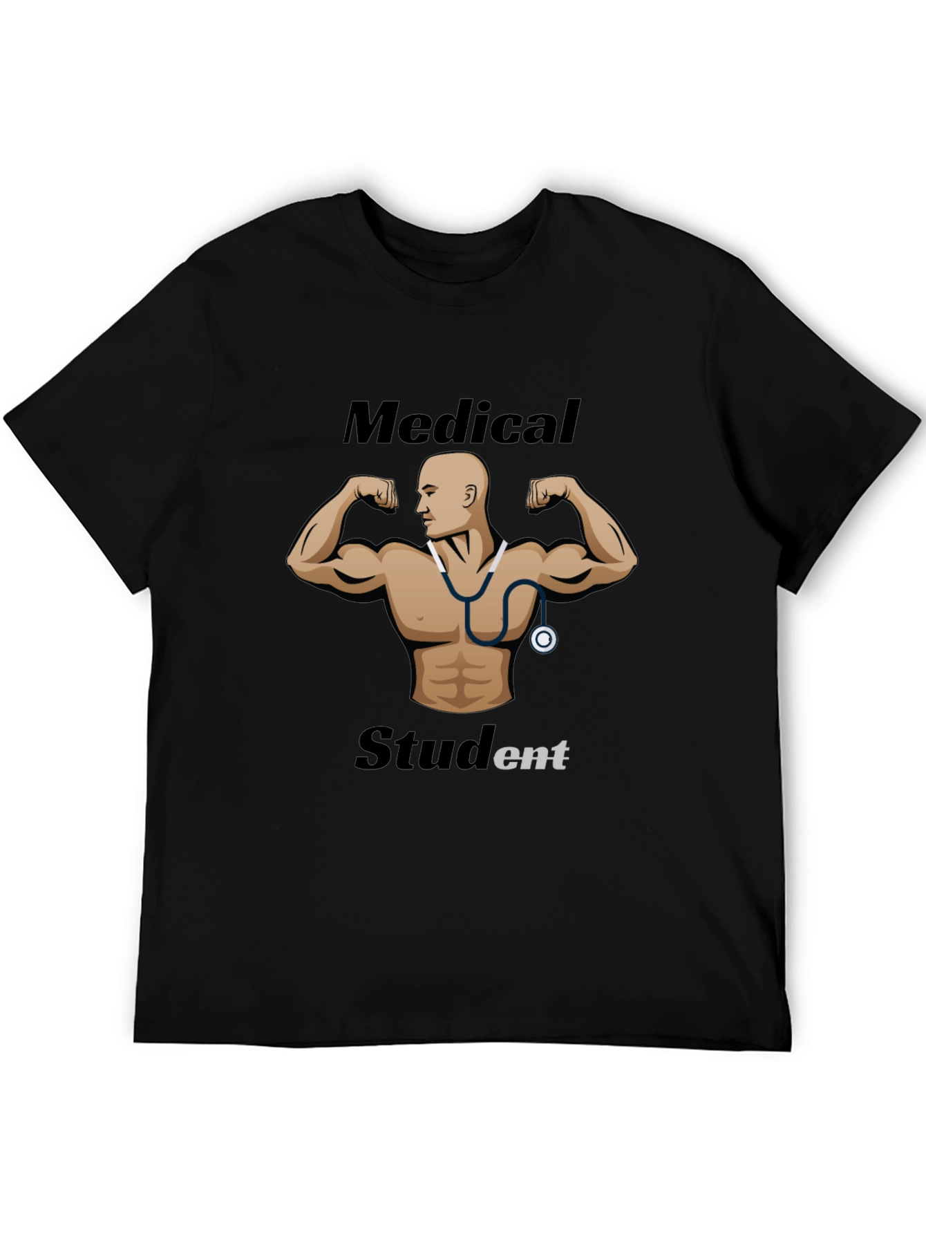 Black Medical Student Flex T-Shirt view 5