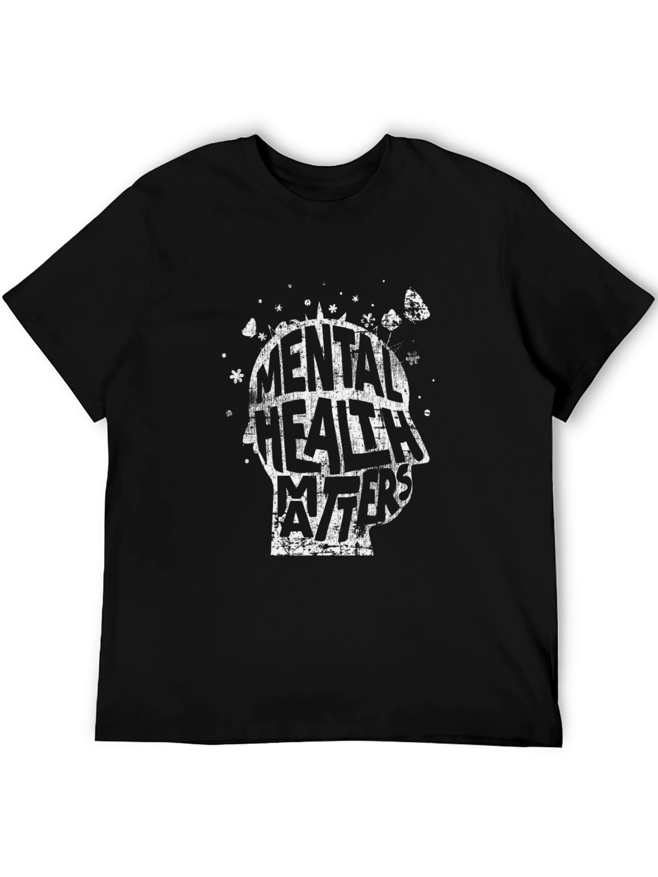 Black Mental Health Matters Graphic Tee view 5