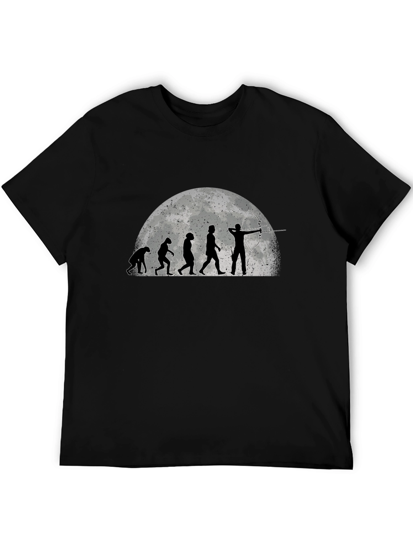 Black Evolution of Archery Black T-Shirt view 5