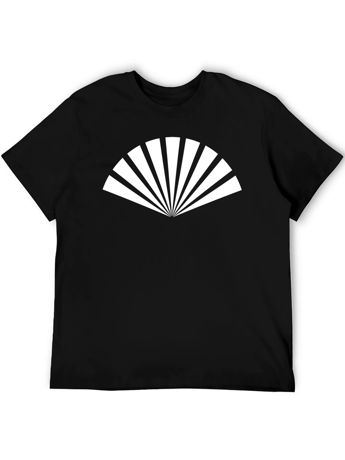 Black Fan Graphic Tee - Stylish and Unique view 5