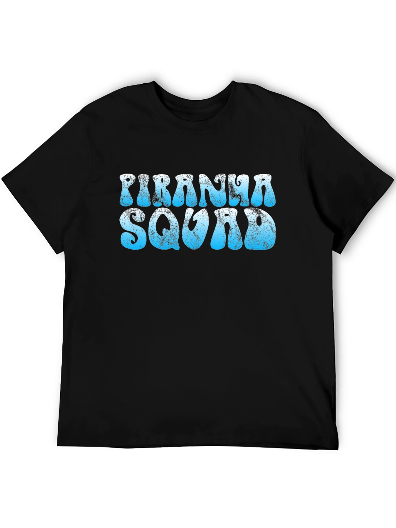 Black Piranha Squad Black Graphic Tee view 5