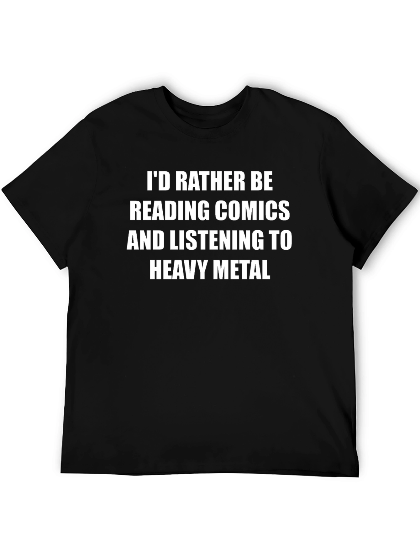 Black Comics & Heavy Metal T-Shirt view 5