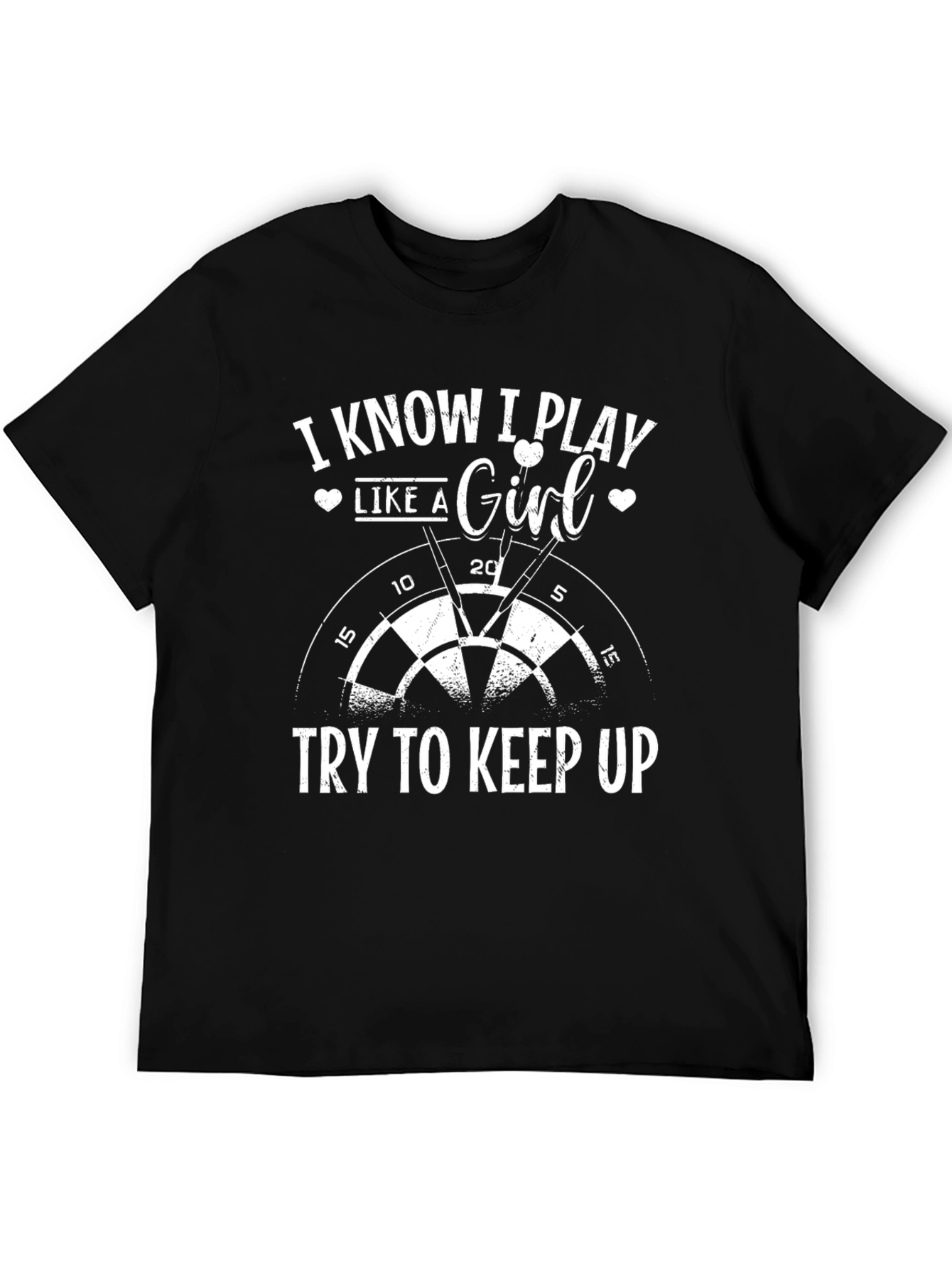 Black I Know I Play Like A Girl T-Shirt view 5