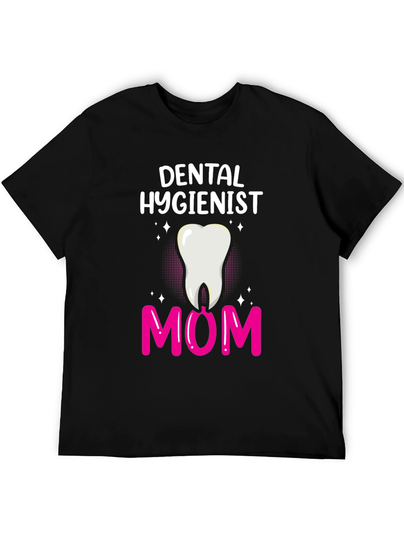 Black Dental Hygienist Mom T-Shirt view 5
