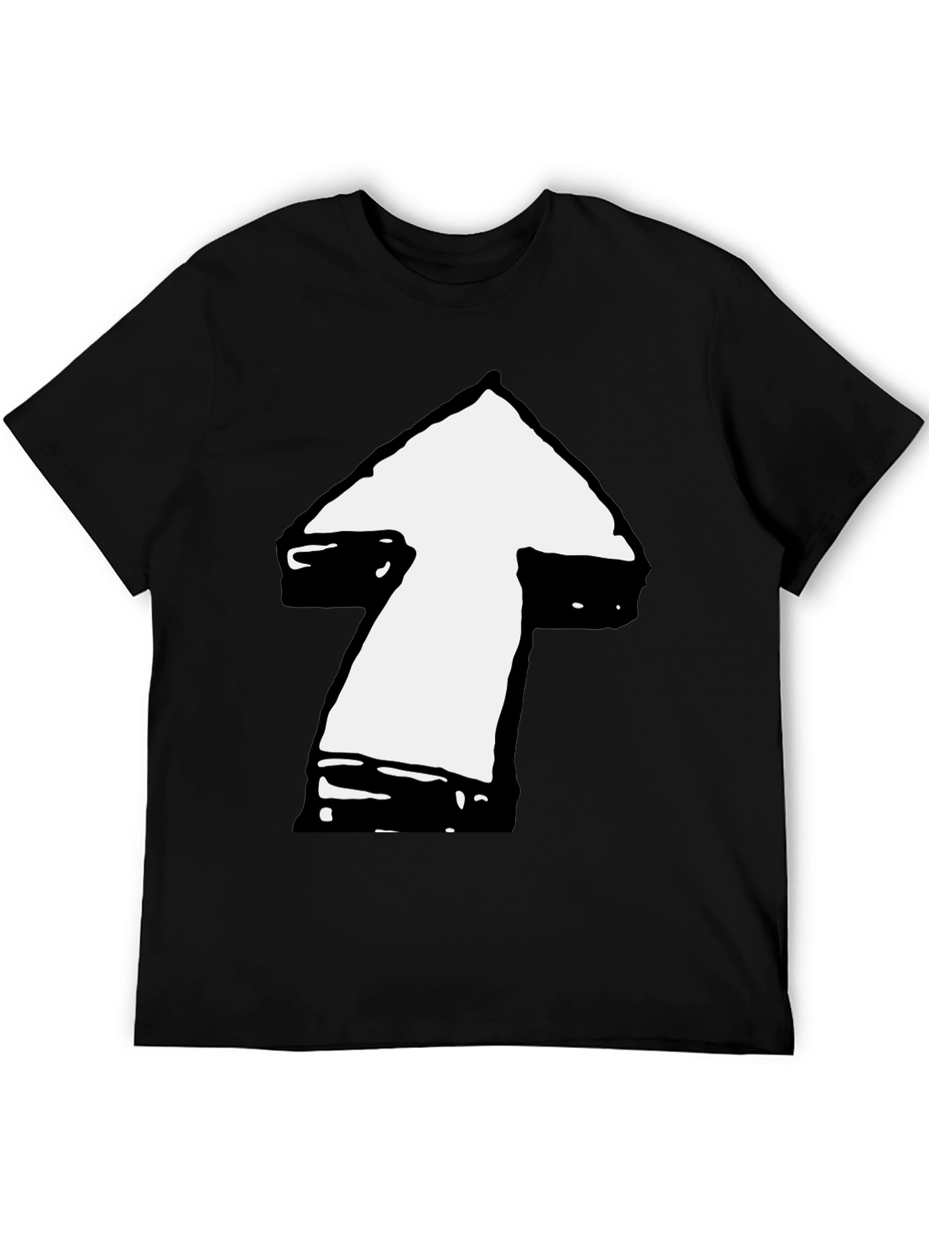 Black Arrow Graphic T-Shirt - Casual Style view 5