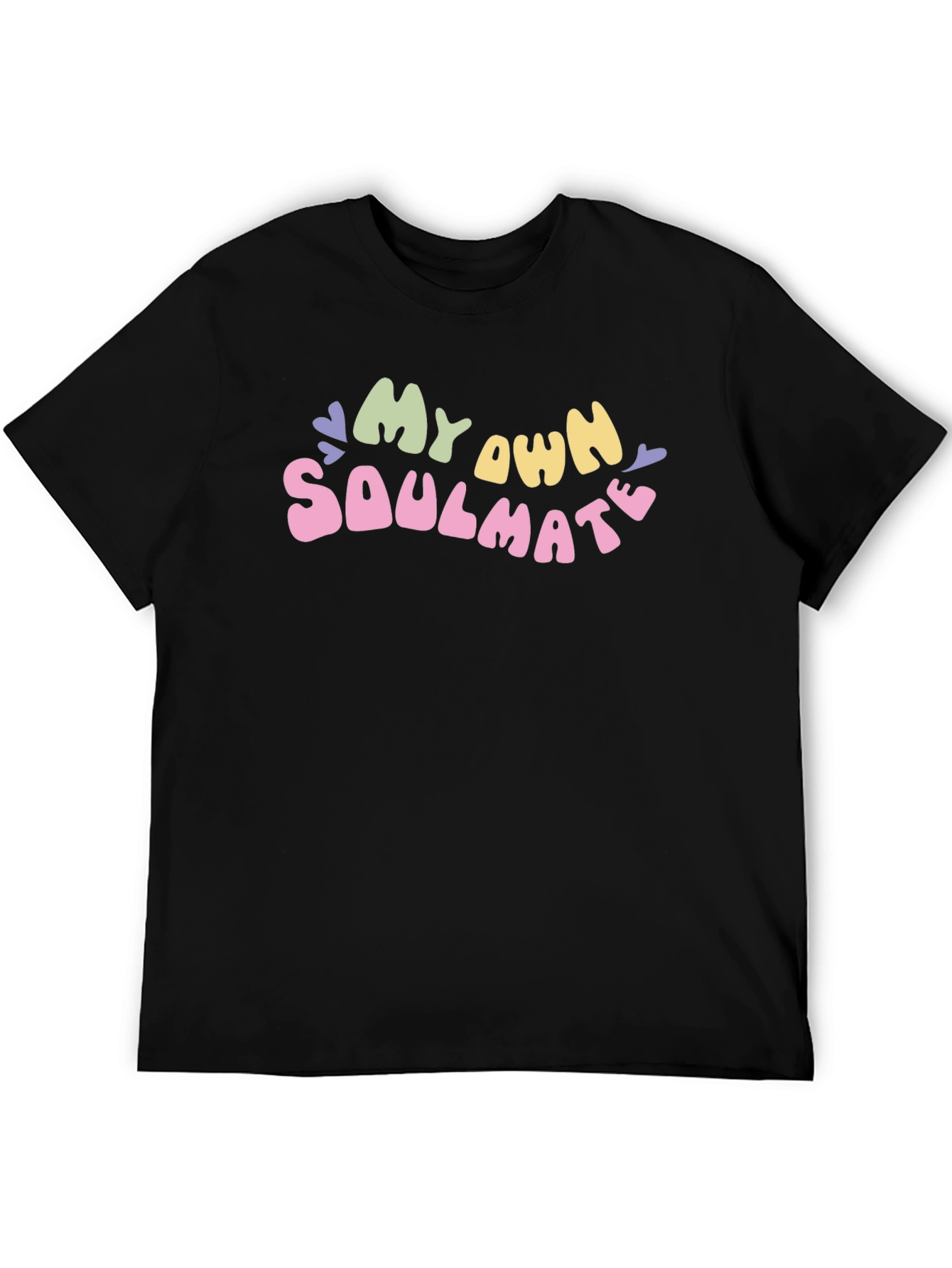 Black My Own Soulmate Graphic T-Shirt - Trendy & Unique view 5