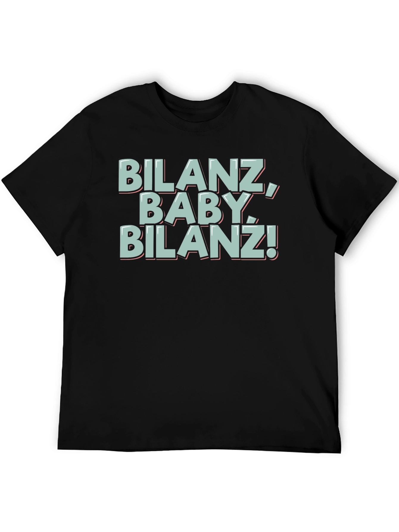 Black Bilanz Baby Bilanz! Black Graphic T-Shirt view 5
