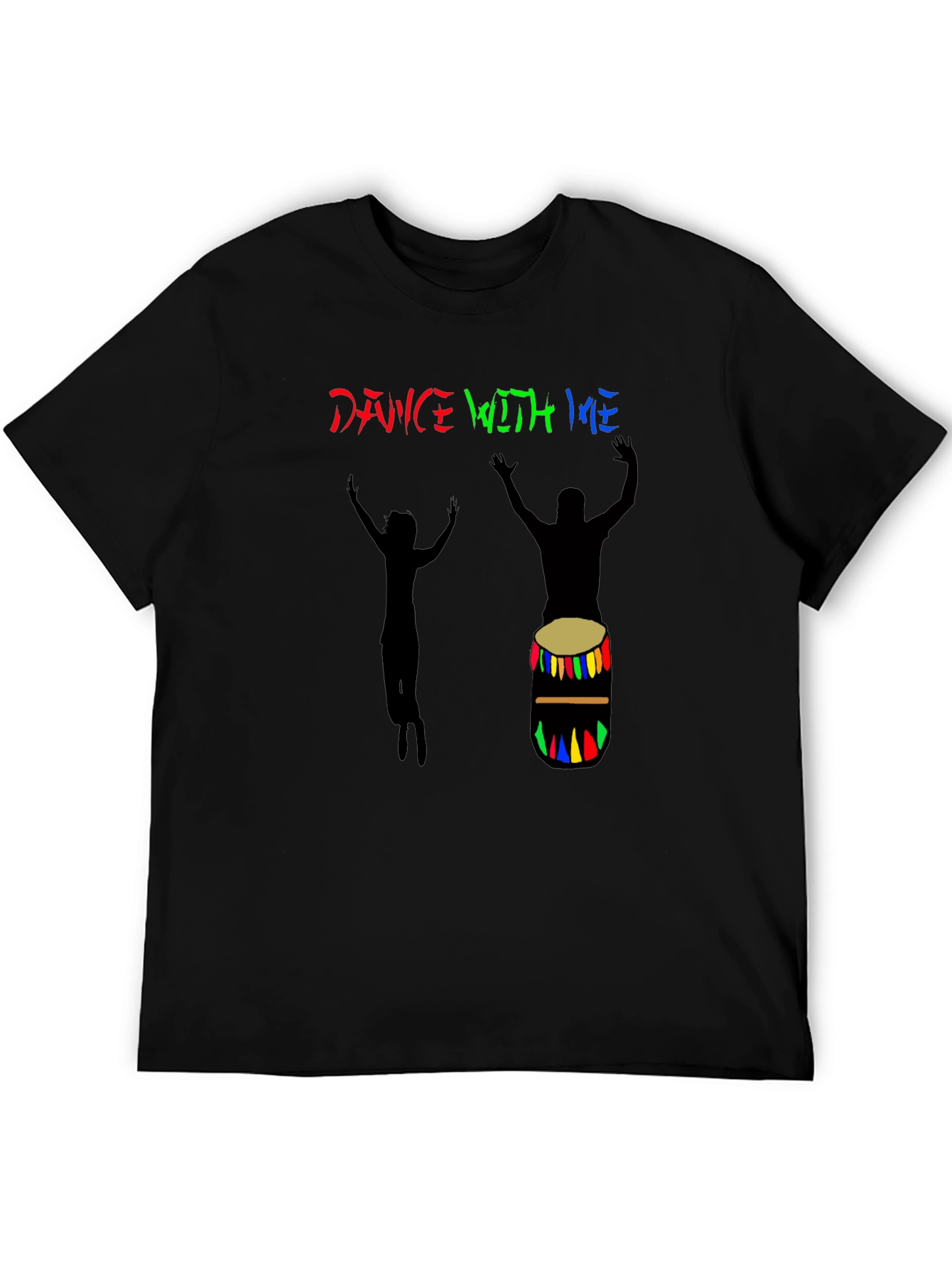 Black Dance With Me Graphic Tee view 5