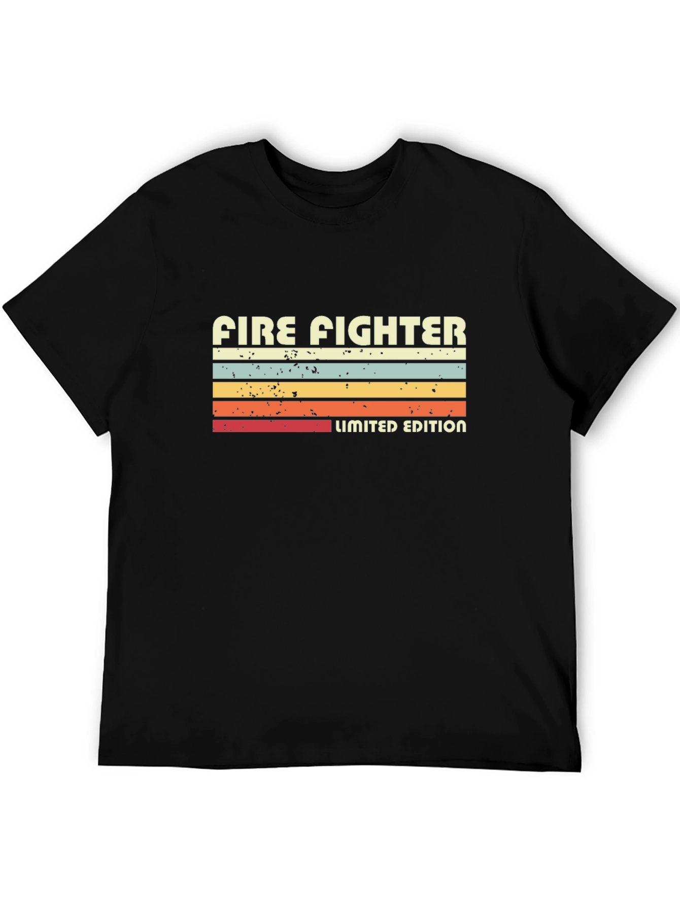 Black Firefighter Limited Edition Graphic Tee view 5