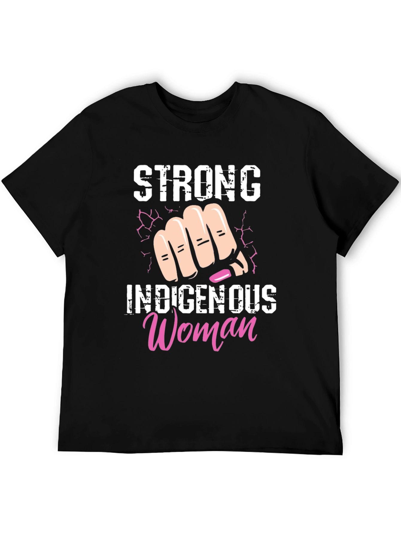 Black Strong Indigenous Woman T-Shirt view 5
