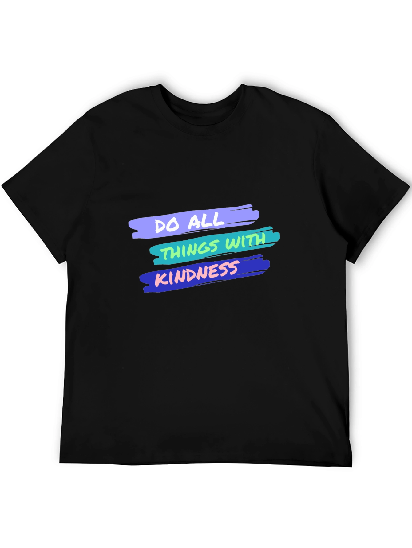 Black Kindness Graphic Tee - Unisex Casual T-Shirt view 5
