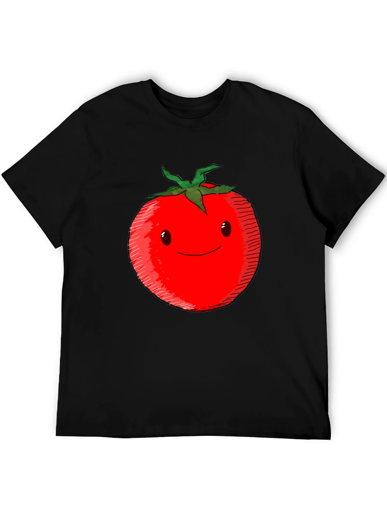 Black Tomato Graphic Tee - Cute & Comfy Unisex T-Shirt view 5