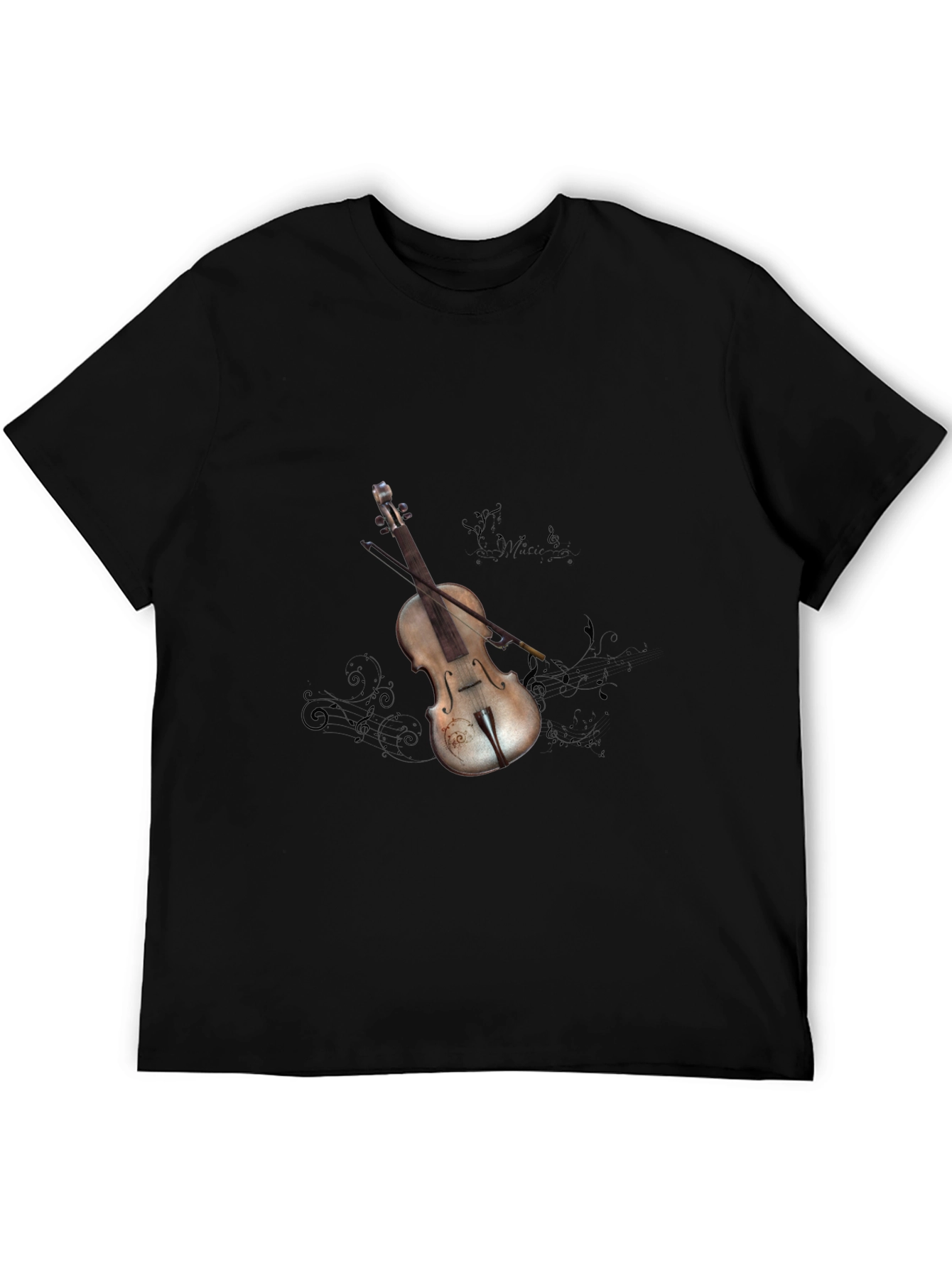 Black Violin Graphic Tee - Stylish Music Lover's Shirt view 5