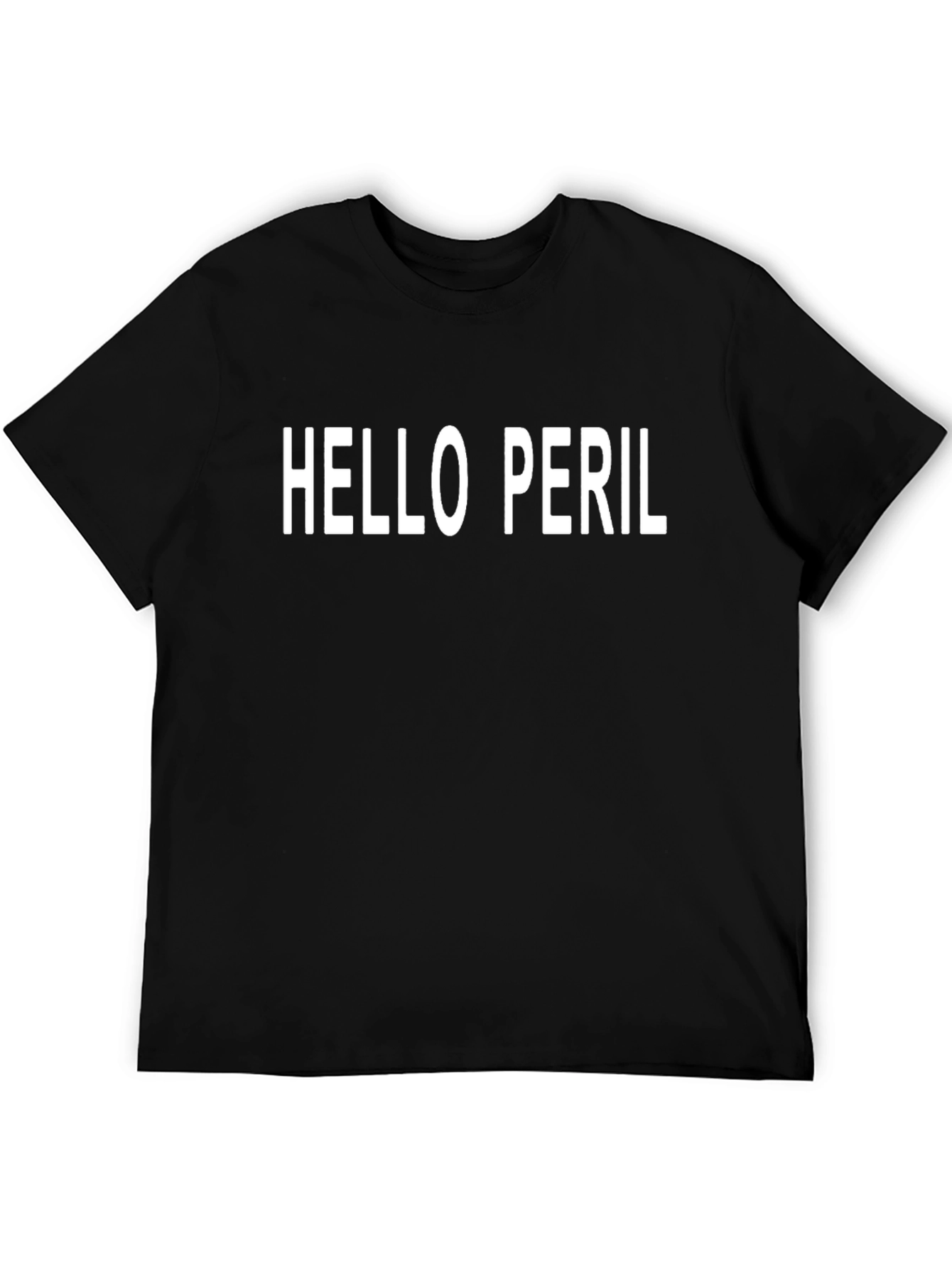 Black Hello Peril Graphic Tee - Classic Black T-Shirt view 5