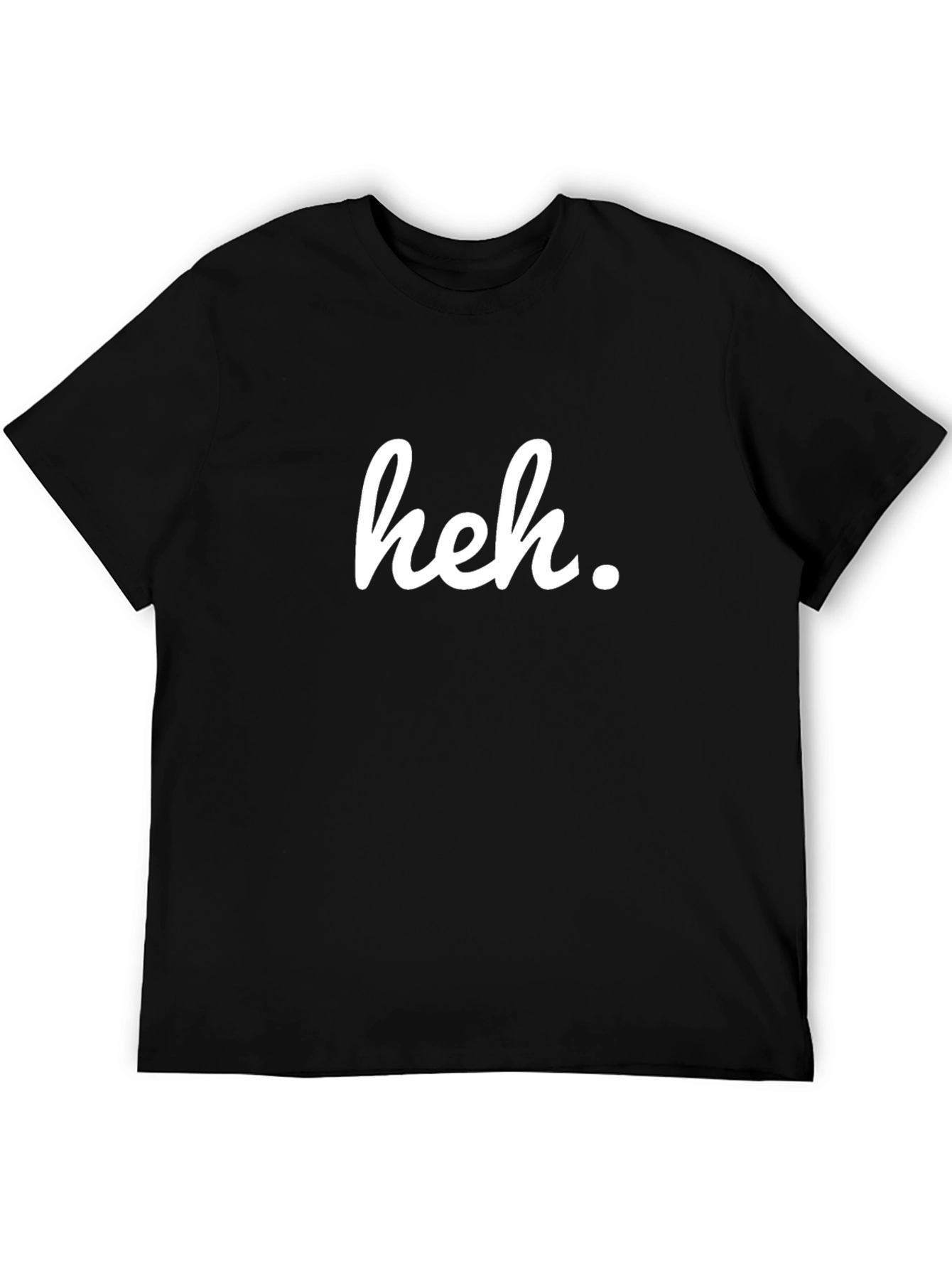 Black Heh. Graphic Tee - Casual Comfort view 5