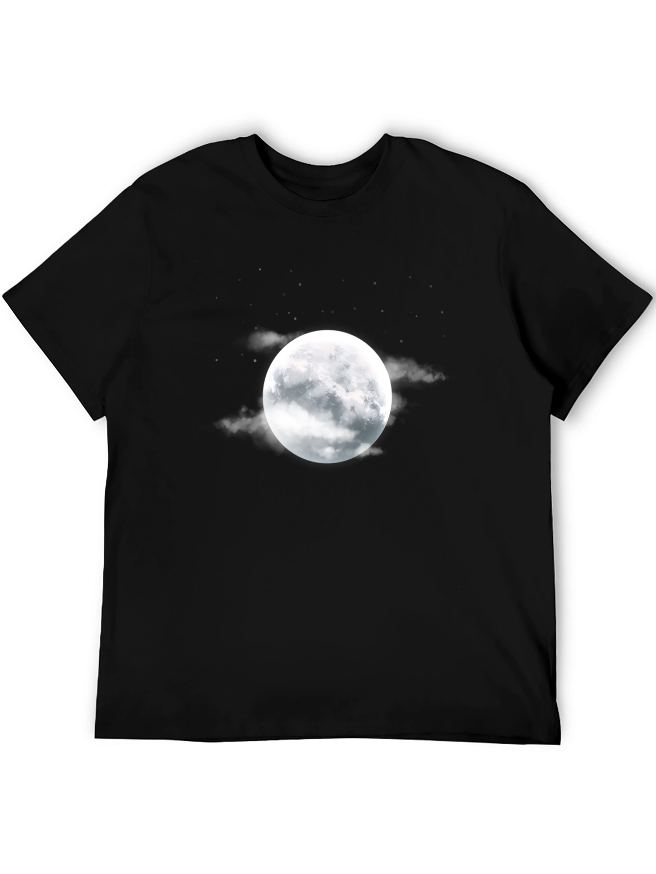 Black Moon Graphic Black T-Shirt view 5