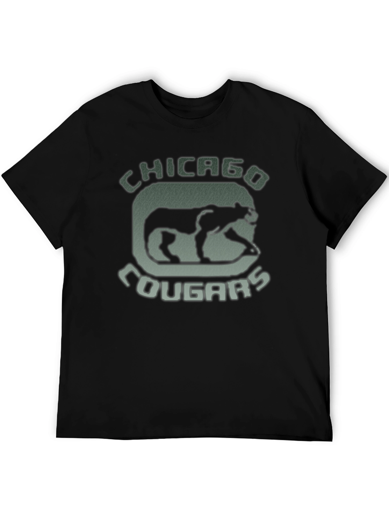 Black Chicago Cougars Vintage Graphic Tee view 5