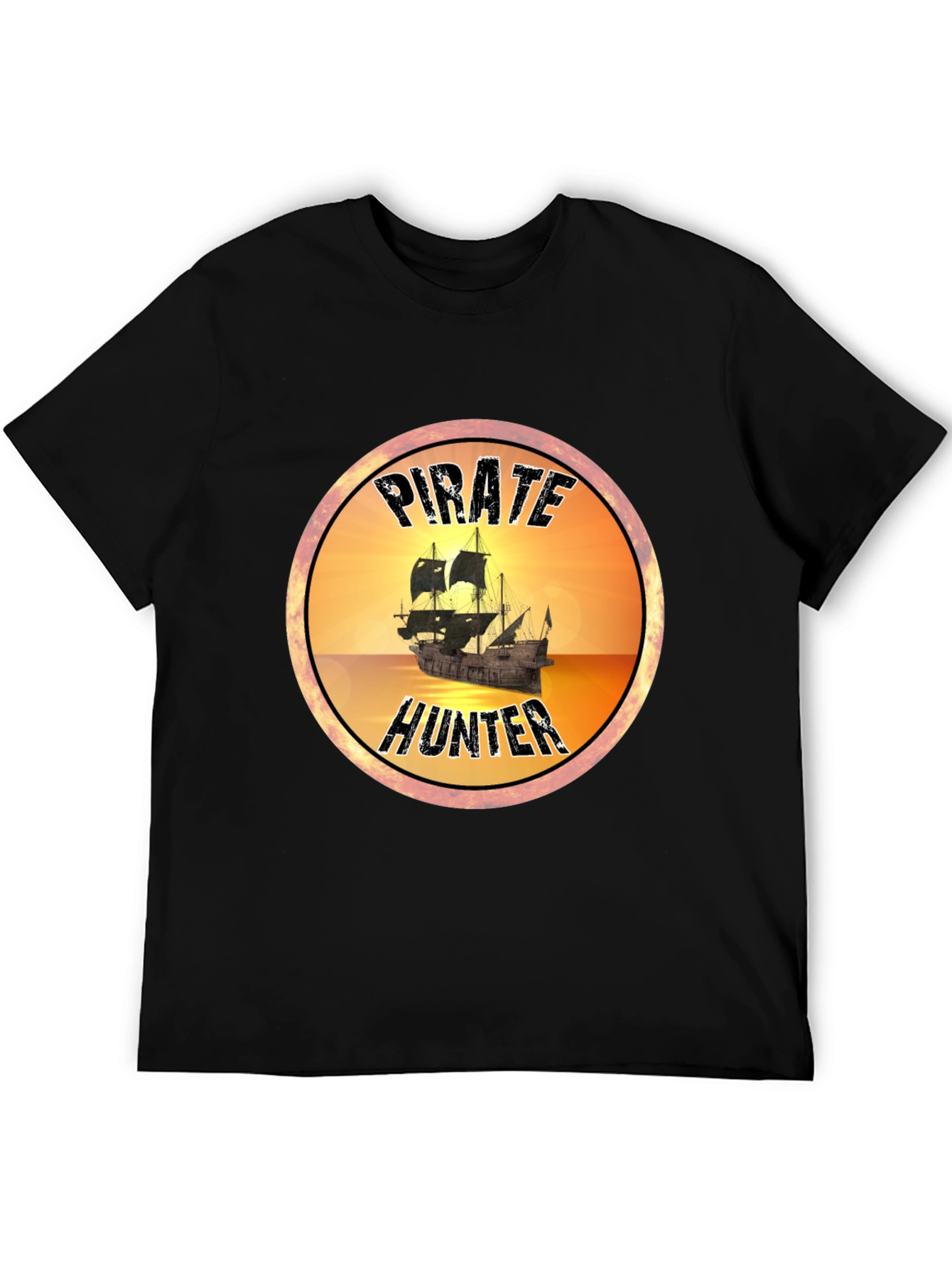 Pirate Hunter T-Shirt - Novelty Graphic Tee - 5