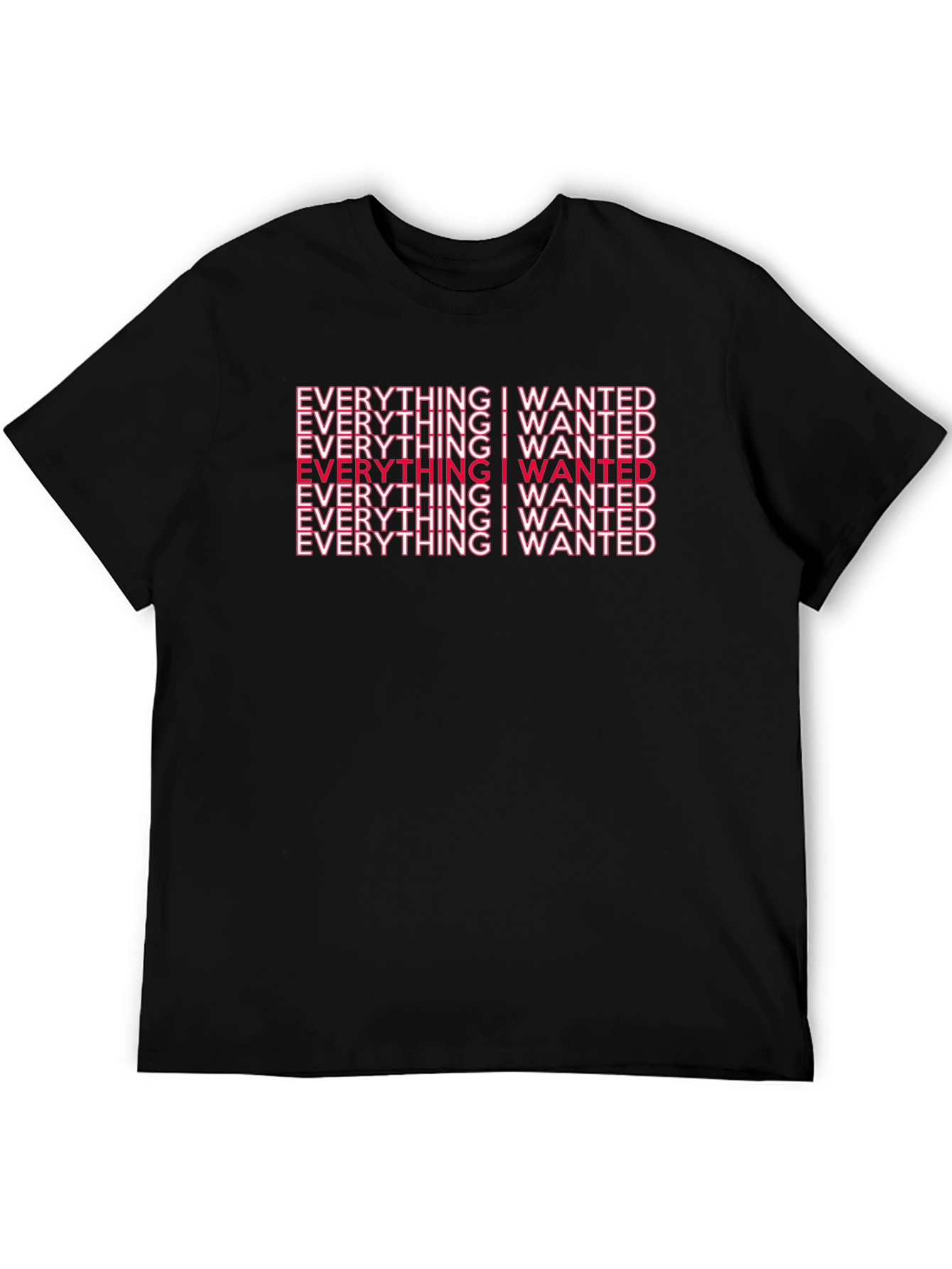 Black Everything I Wanted Graphic Tee view 5