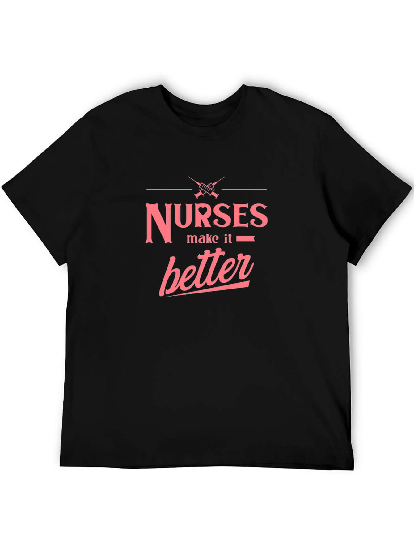 Black Nurses Make It Better Black T-Shirt view 5