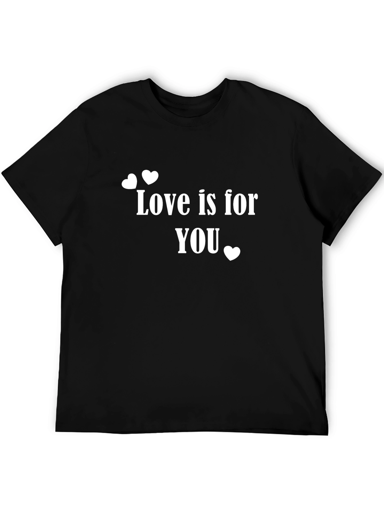 Black Love is for You Black Graphic Tee view 5
