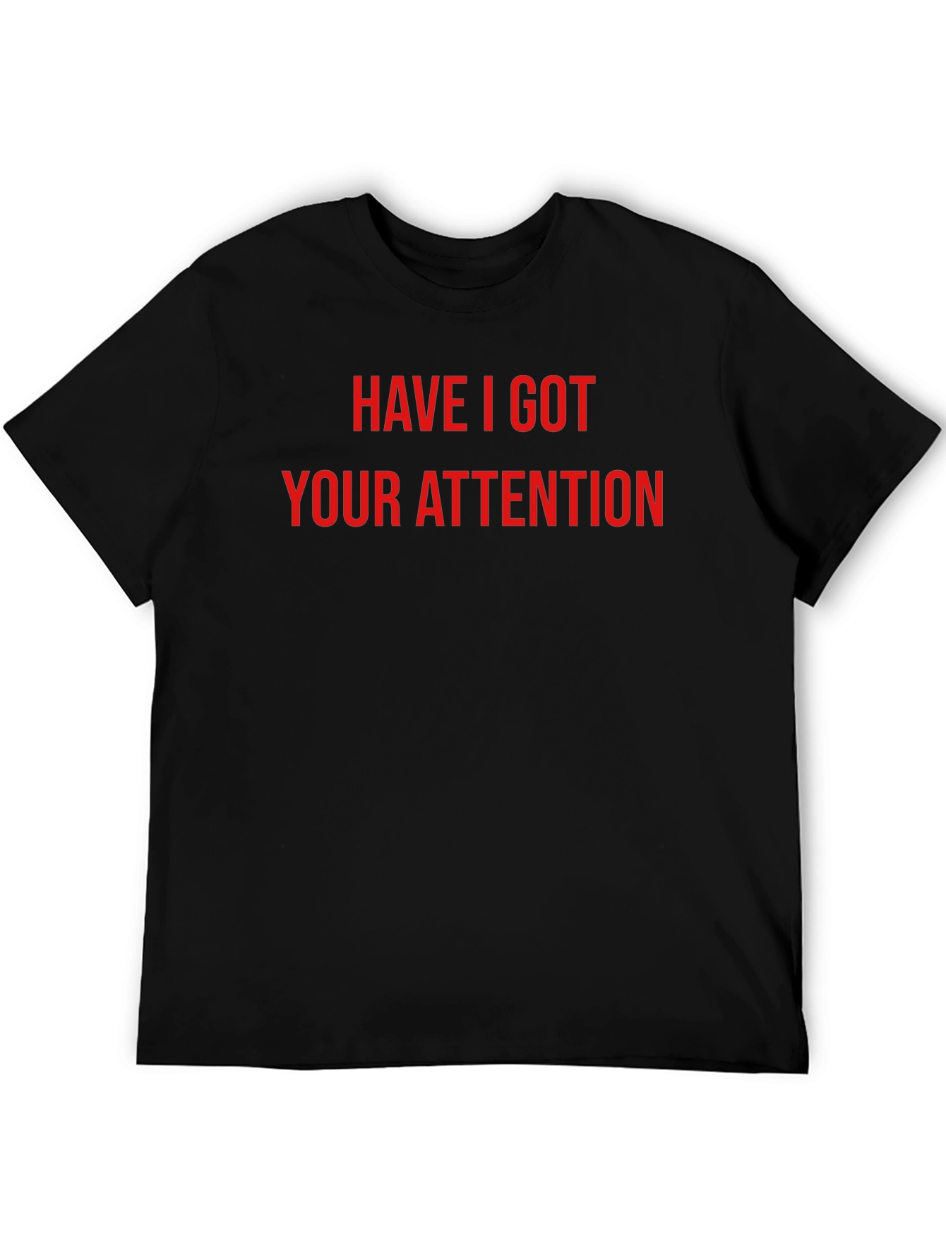 Black Attention Grabbing Graphic Tee view 5