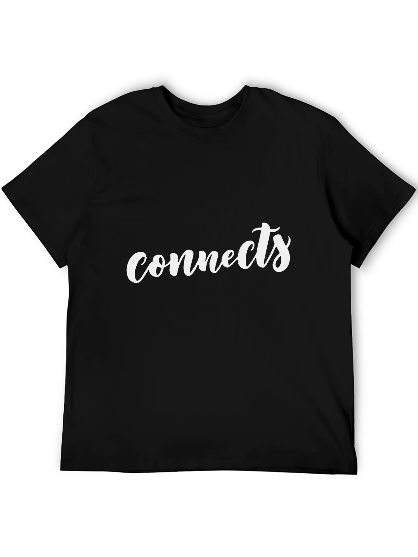 Black Connects Black Tee - Stylish & Comfortable Casual Wear view 5